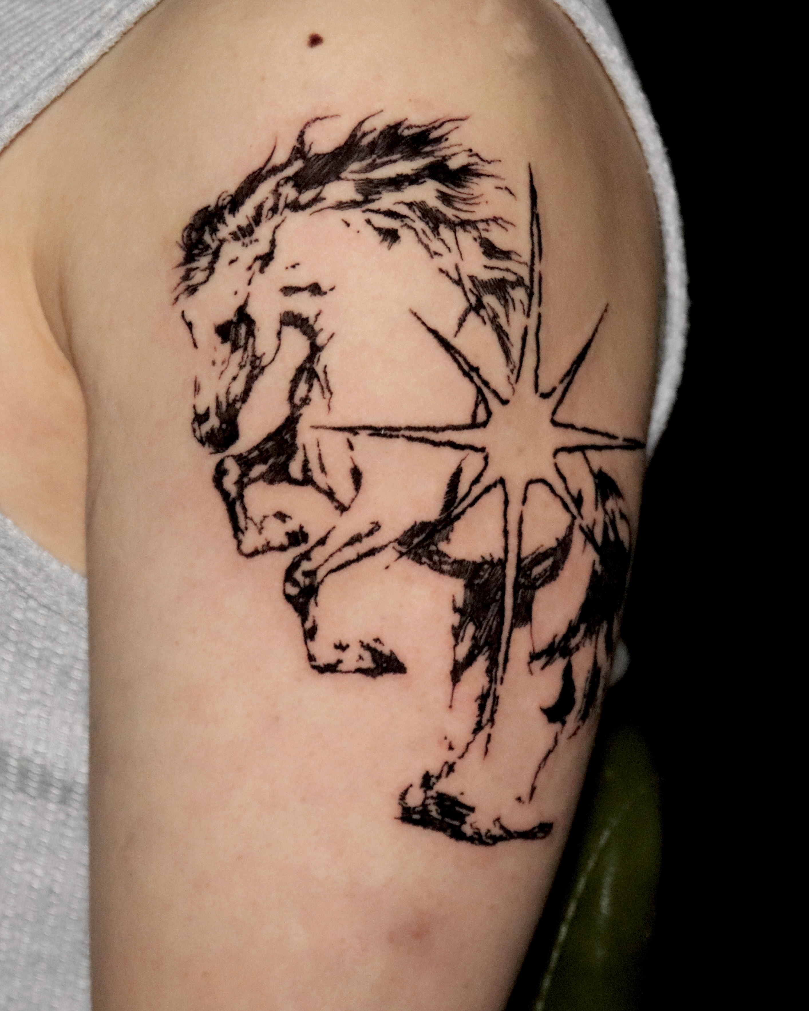 Tattoo by @gmmck_tattoo — black_and_grey