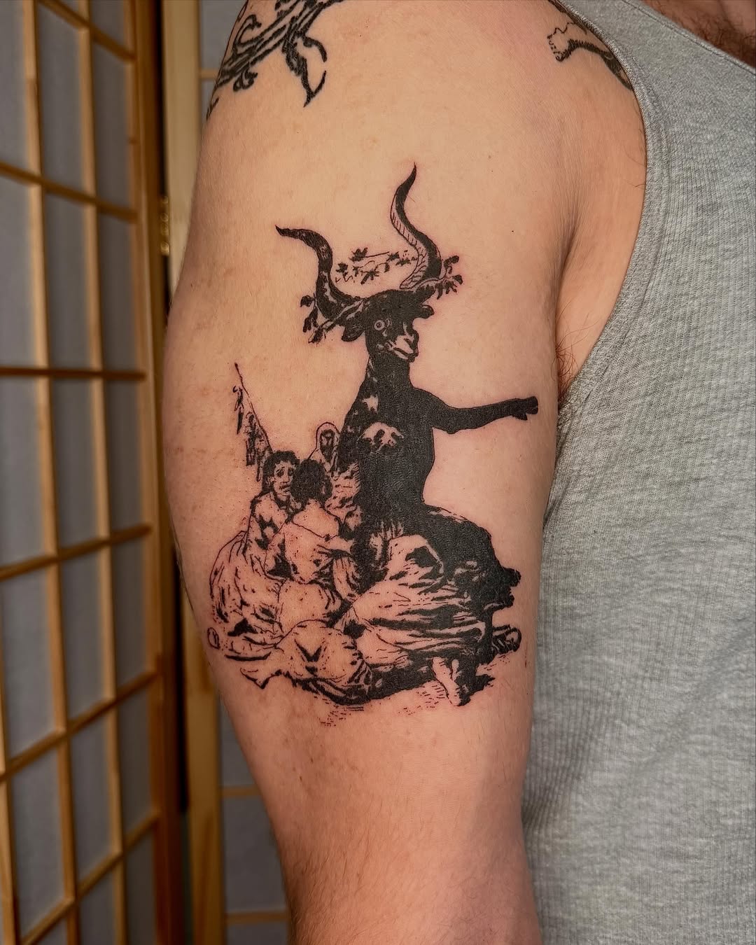 Tattoo by @slendels โ black_and_grey
