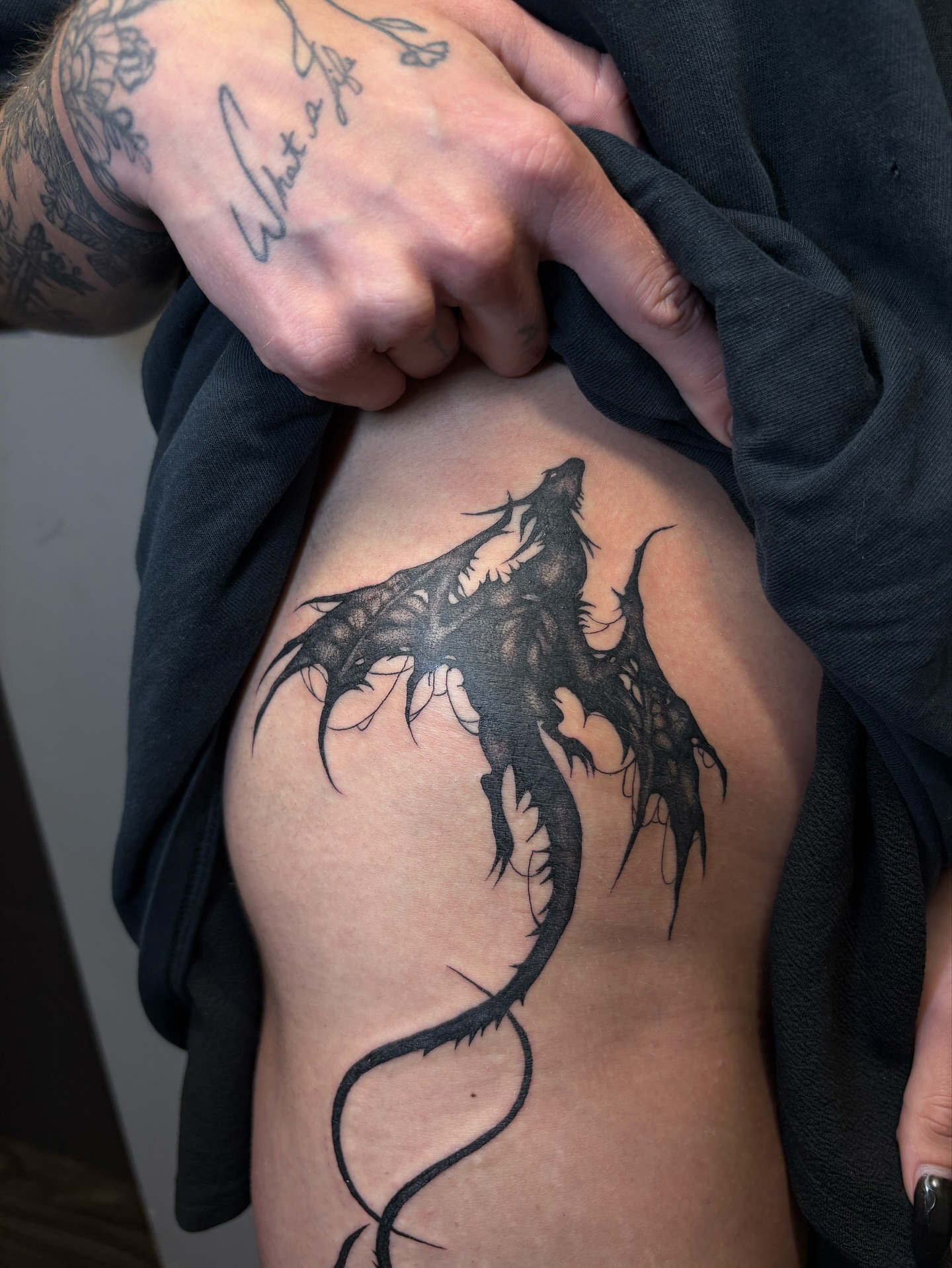 Tattoo by @ilenadoodles β black_and_grey