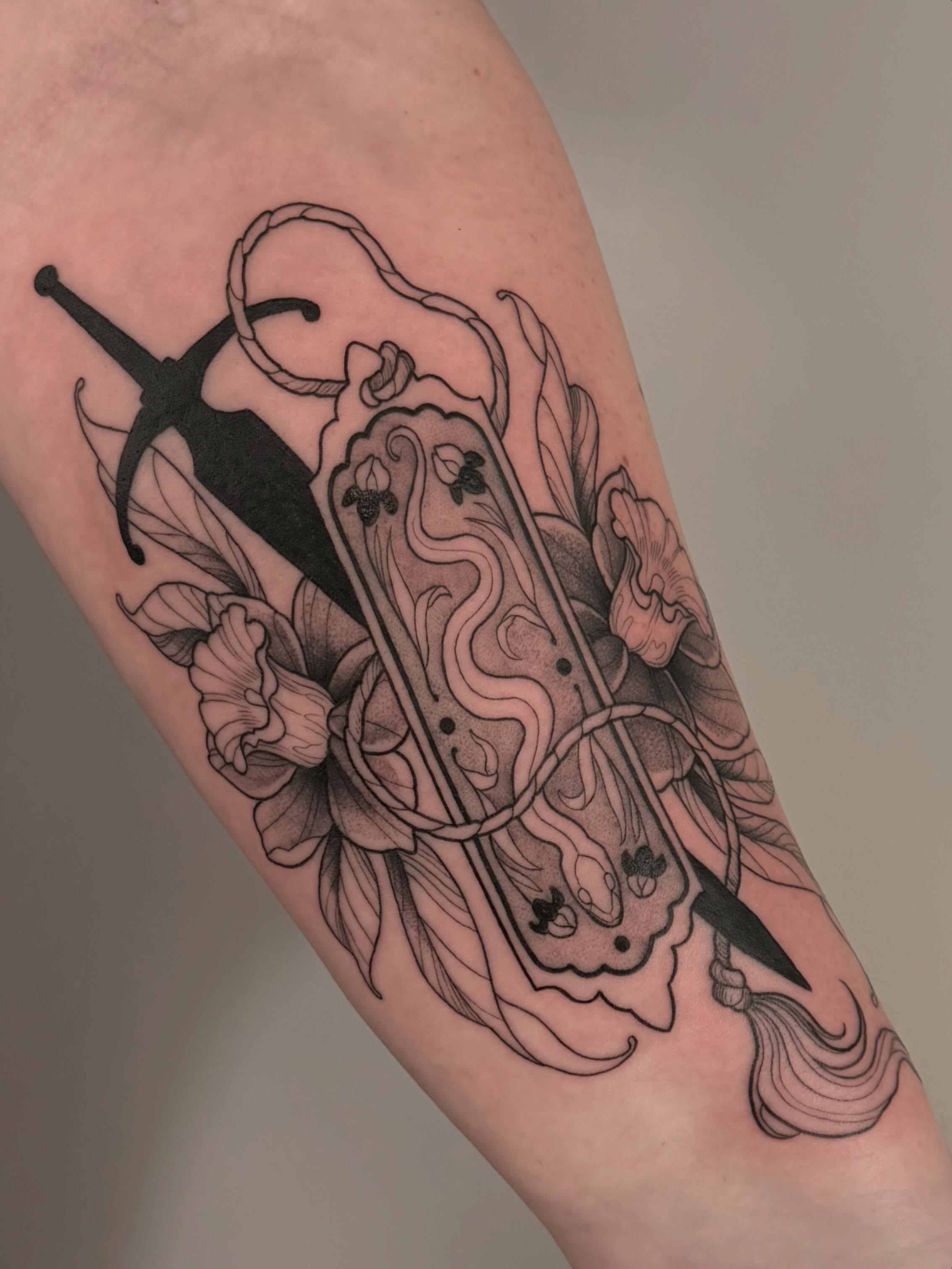 Tattoo by @gr3ywash — black_and_grey