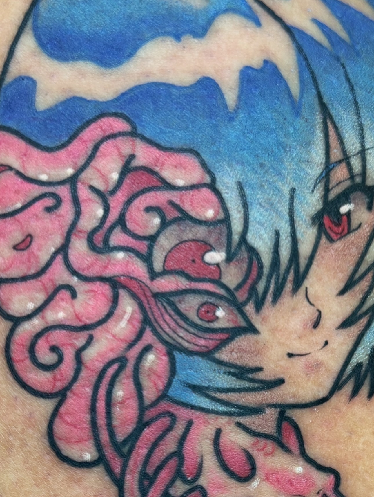 Tattoo by @toriwartooth — anime