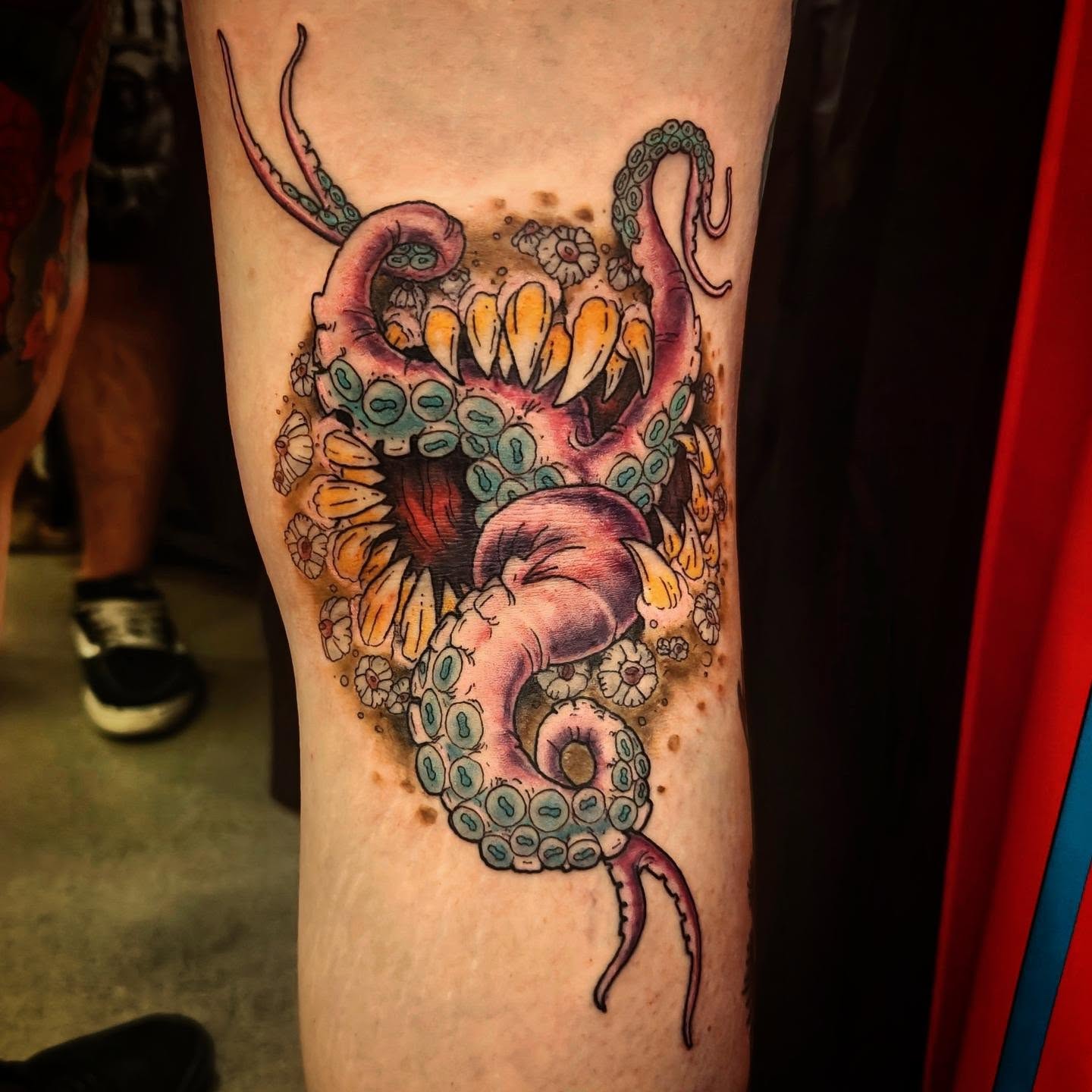 Tattoo by @artoftheblackwolf — dotwork