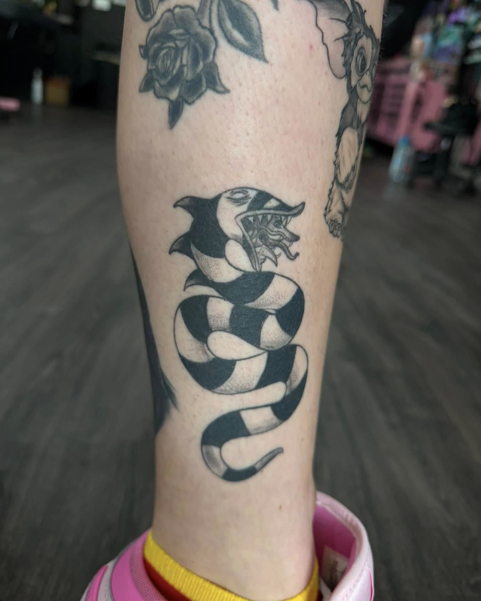 Tattoo by @flora_and_fauna_tattoos — black_and_grey
