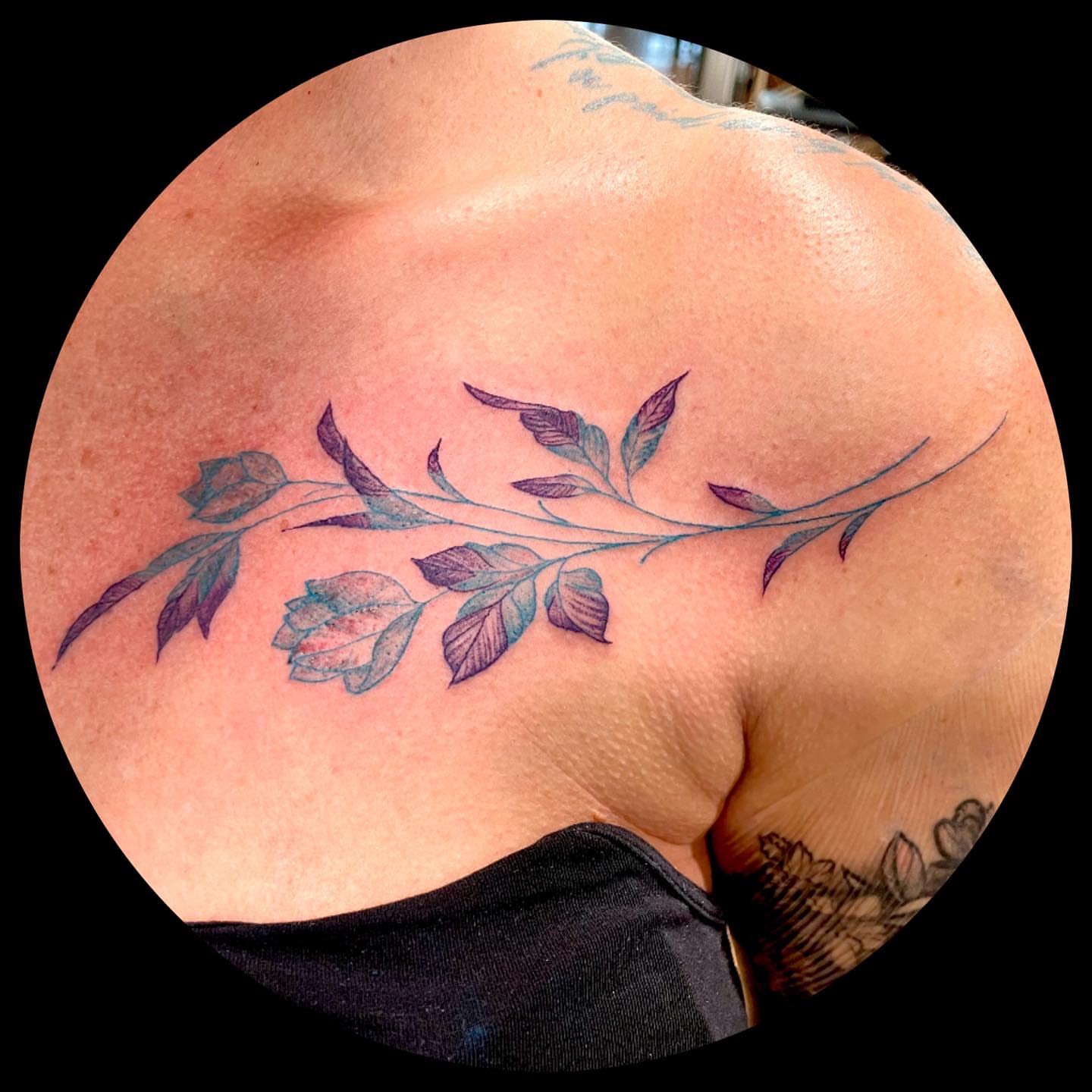 Tattoo by @idoitwithlittlepricks — watercolor