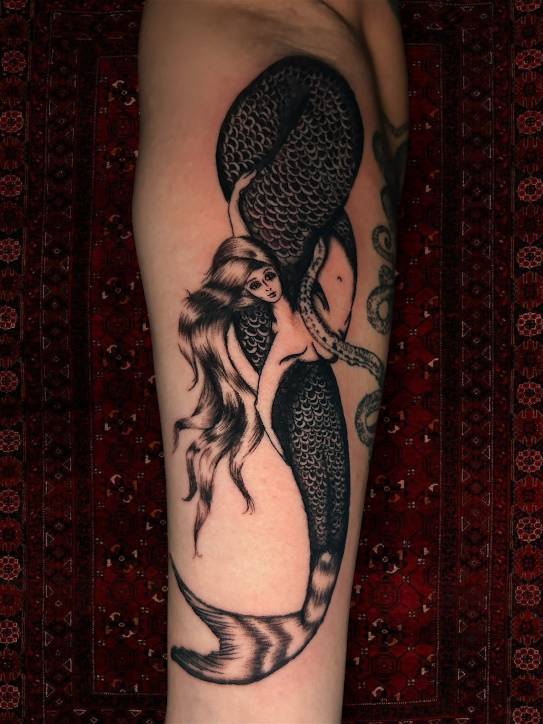 Tattoo by @doomwizardtattoo โ black_and_grey, realism