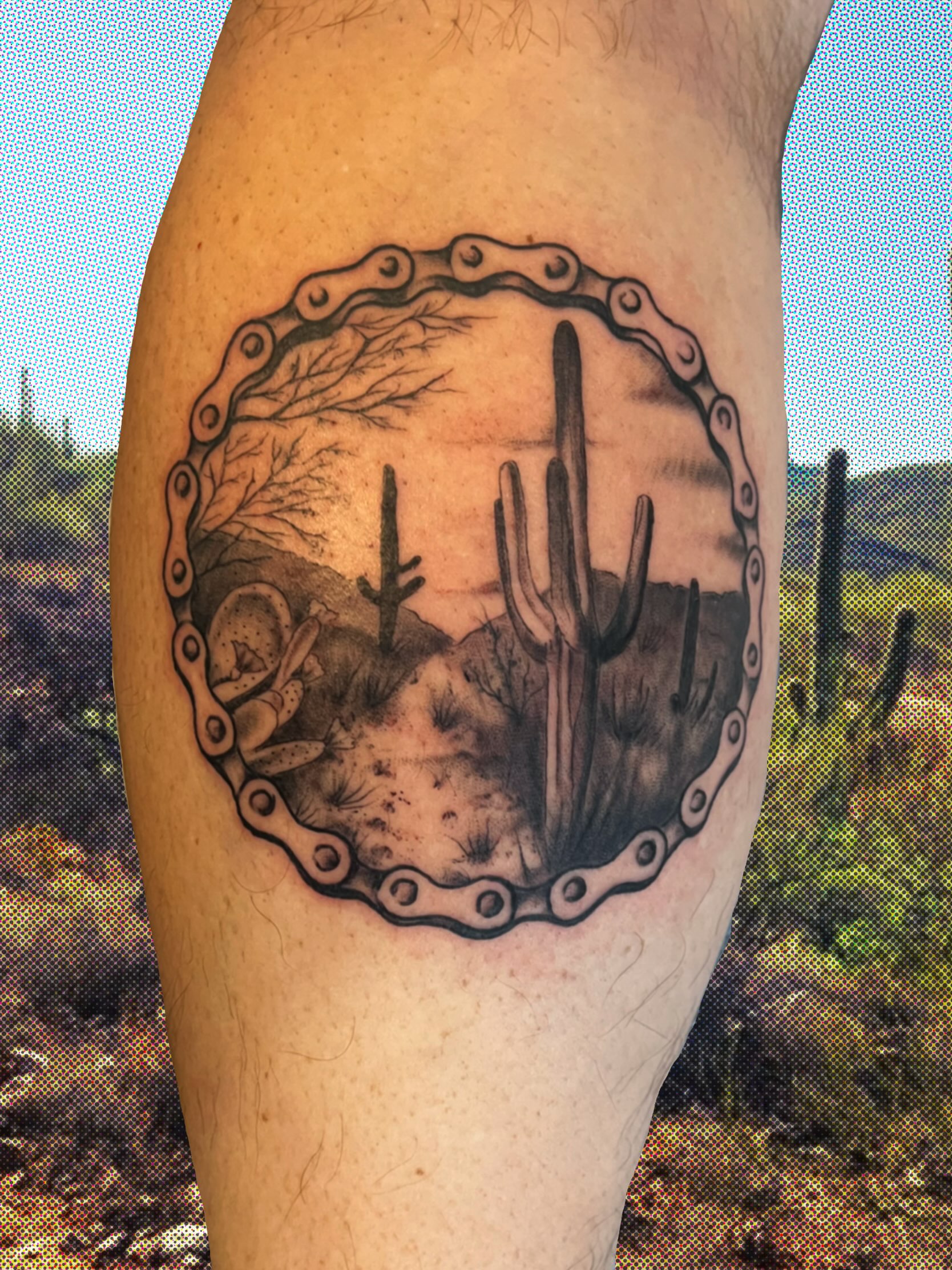 Tattoo by @bloodnfate — black_and_grey, realism