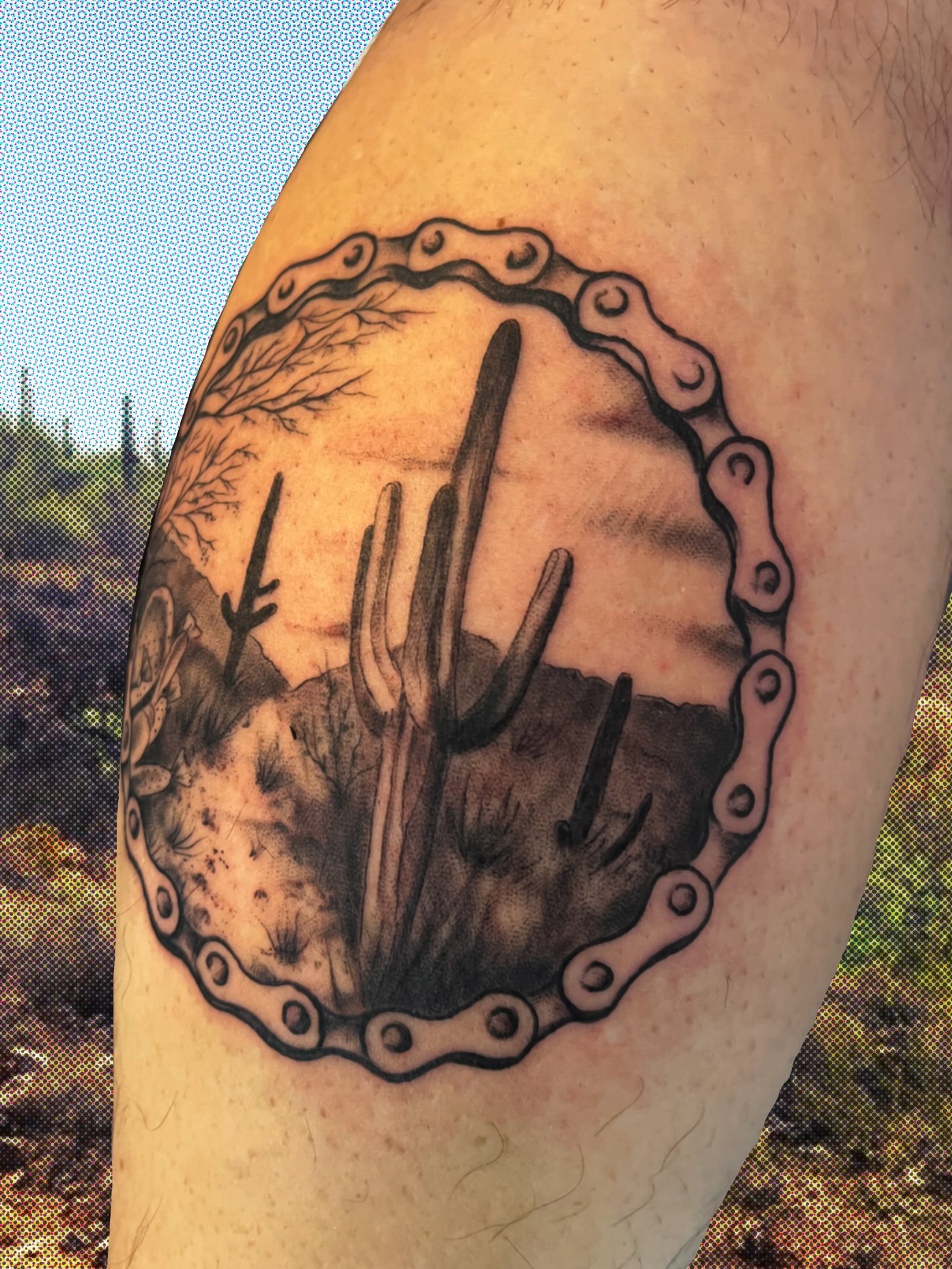 Tattoo by @bloodnfate — black_and_grey, realism