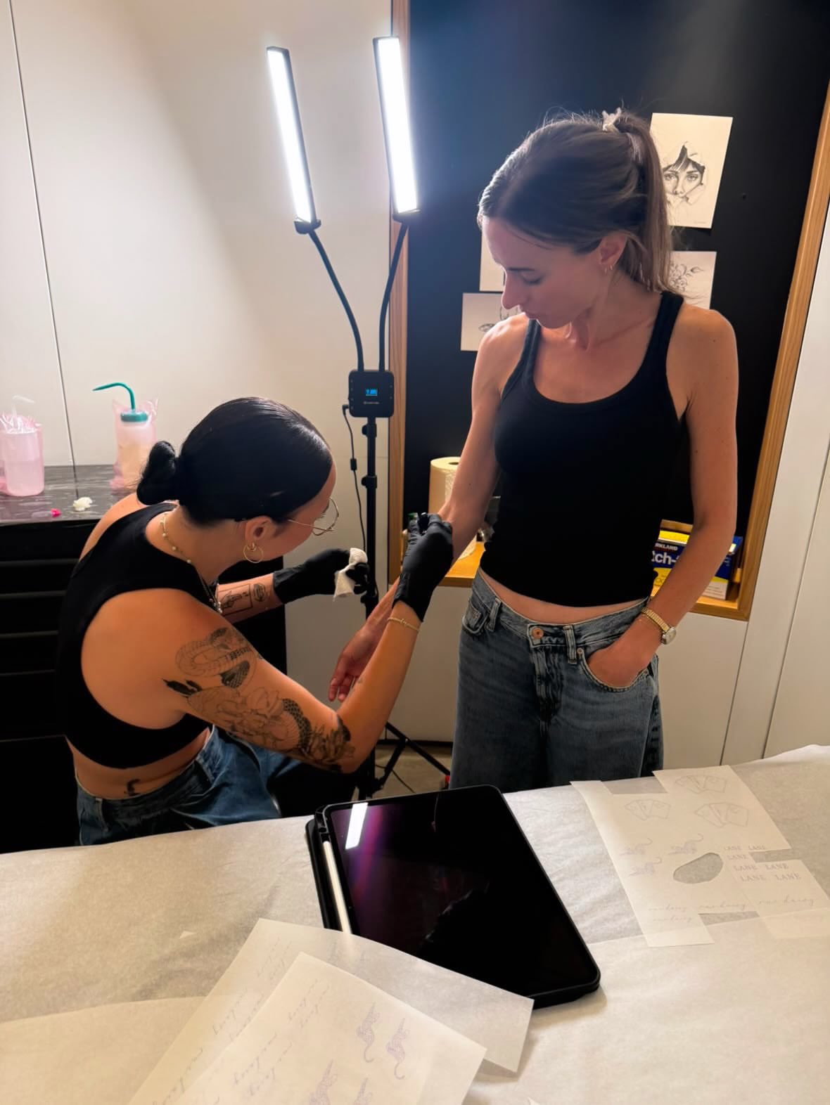 Arm tattoo American traditional tattoo on the upper arm by Julia