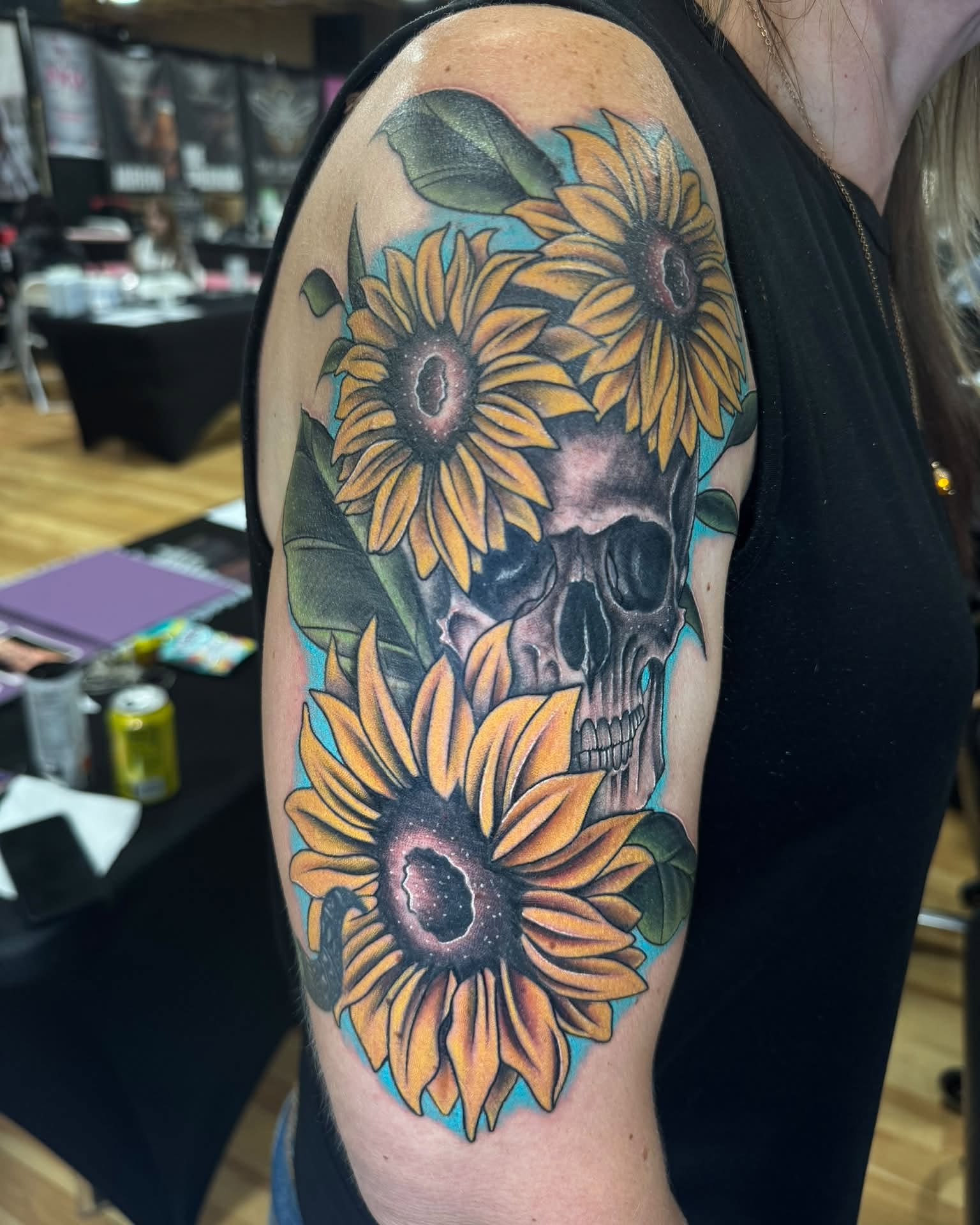 Tattoo by @boeshane — american_traditional, dotwork