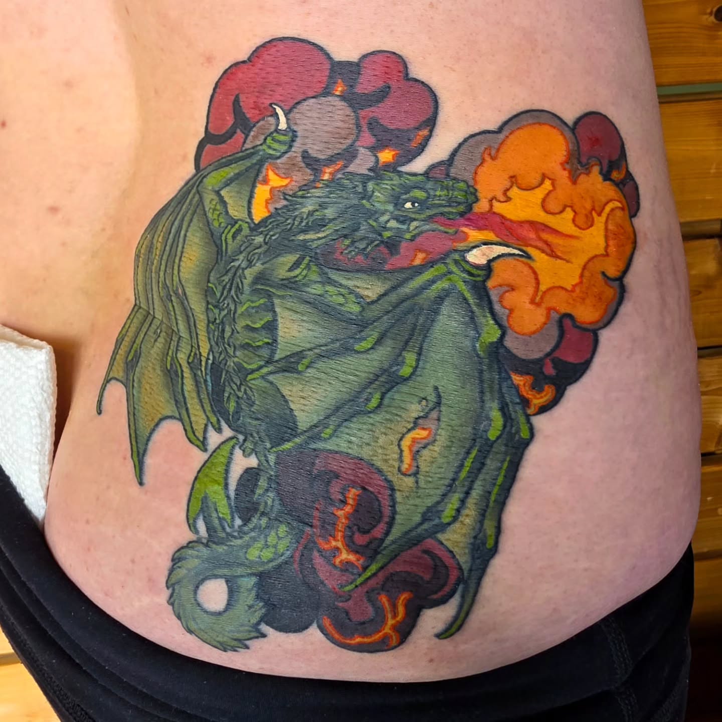 Tattoo by @the.morrioghain — dotwork