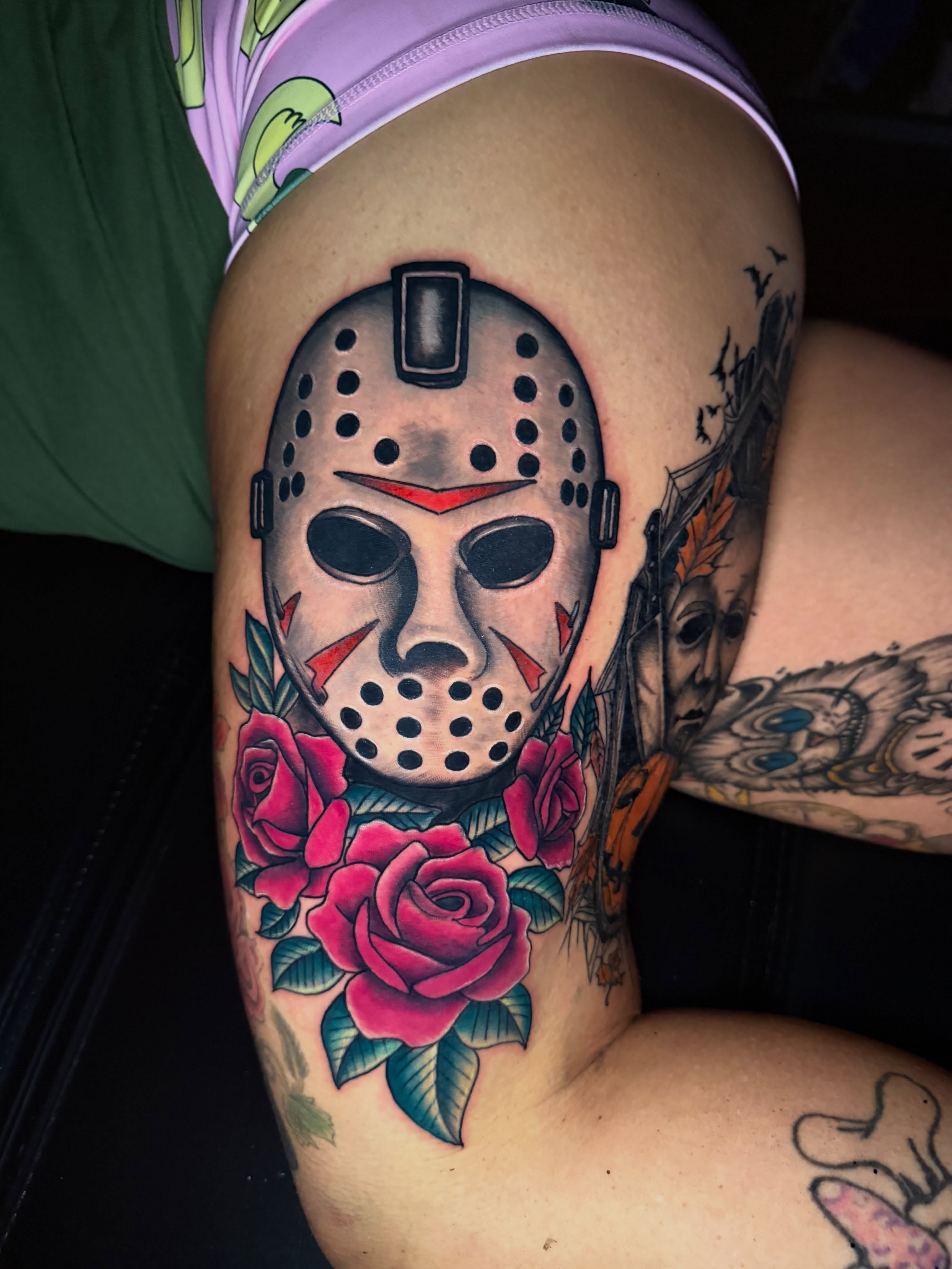 Tattoo by @jcs_mfin_ink_ — american_traditional, dotwork