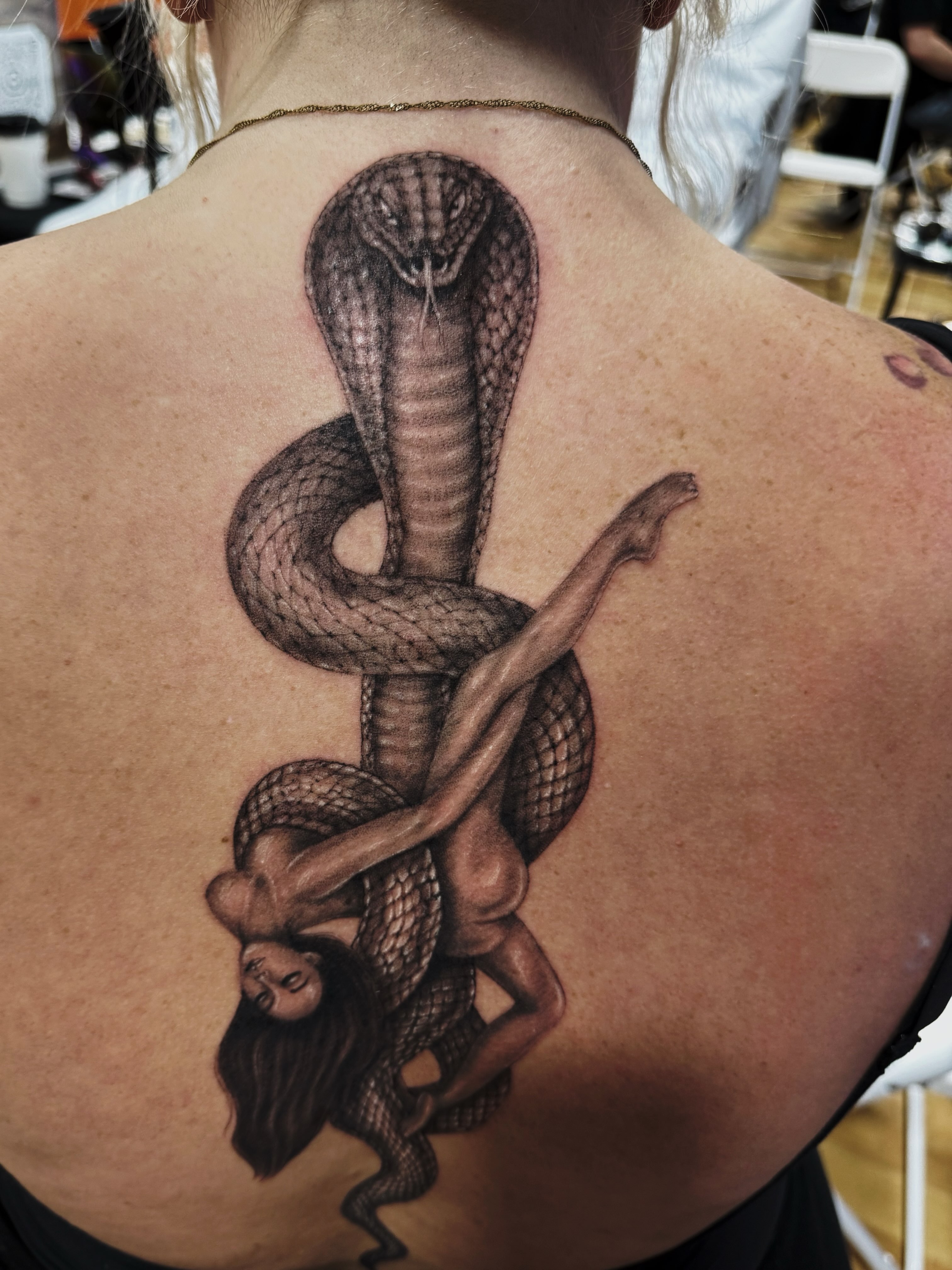 Tattoo by @shengguevaratattoos — realism, black_and_grey