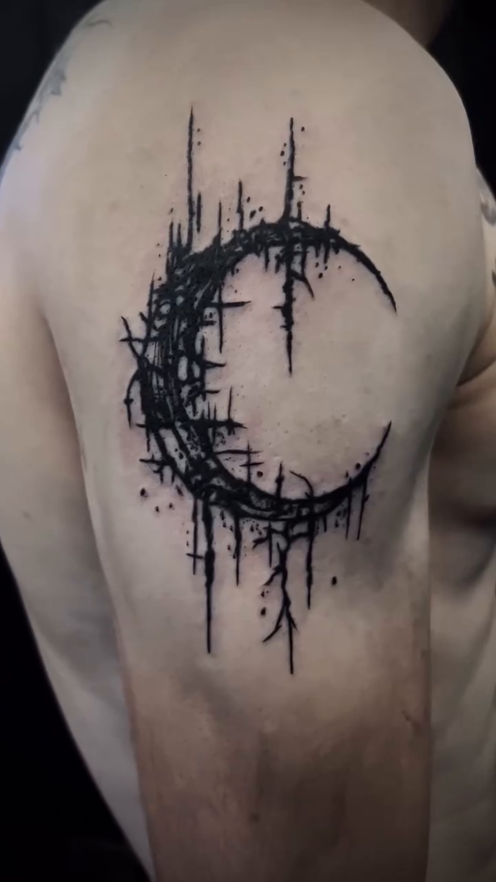 Tattoo by @tolo_tattoos — blackwork, geometric