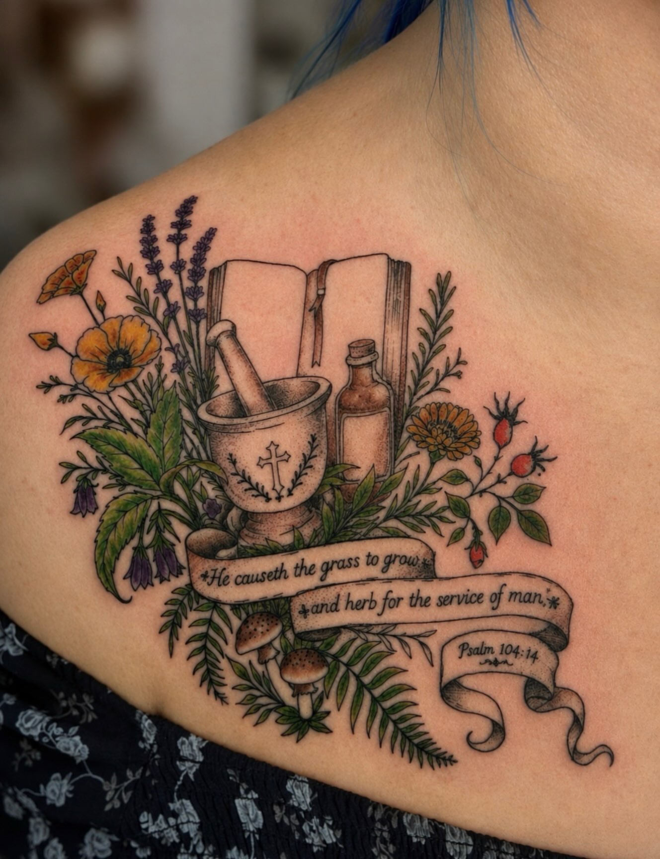 Tattoo by @1916ink — realism, ornamental