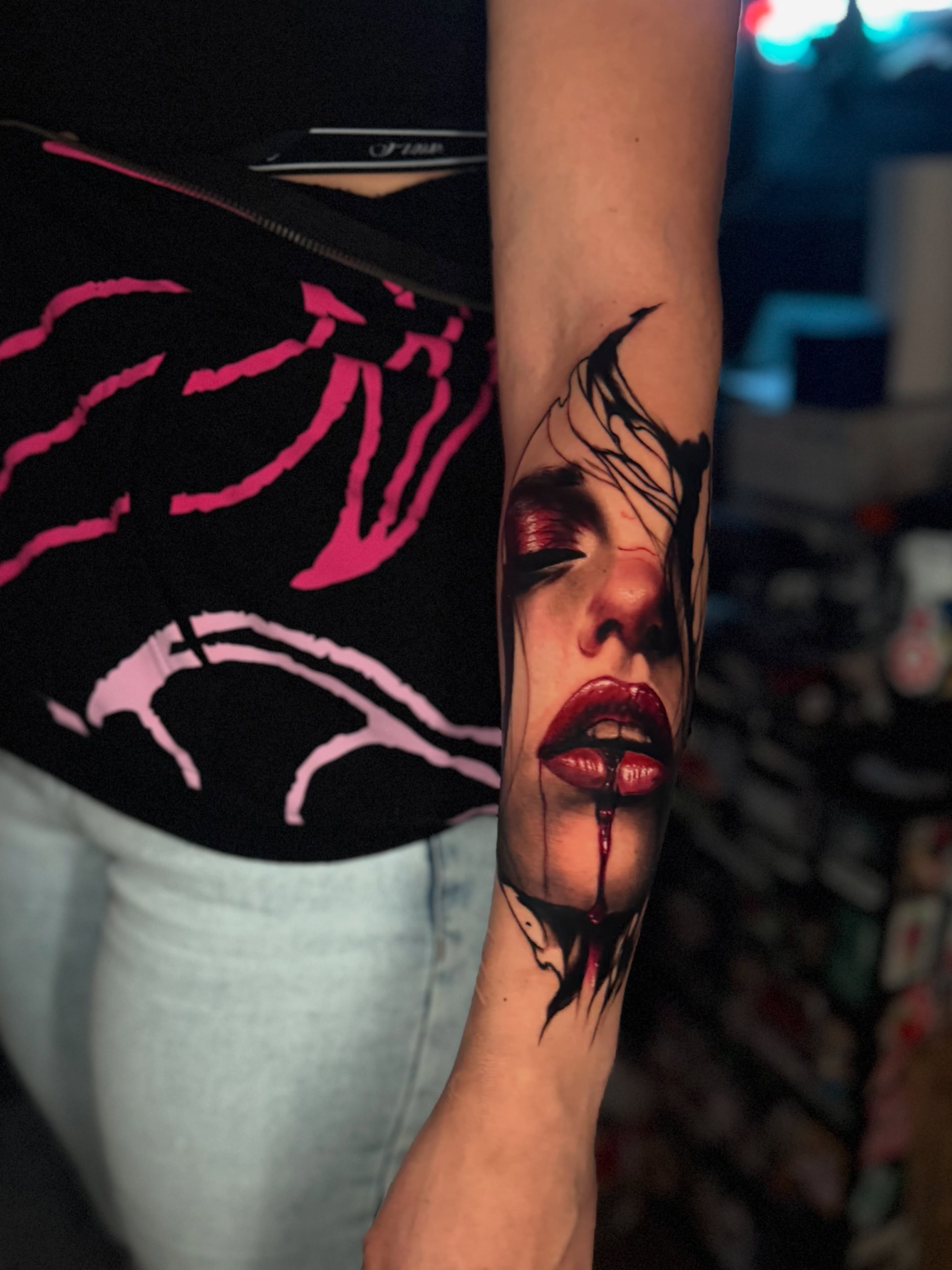 Tattoo by @d.p.r_tattoos — realism, dark_realism