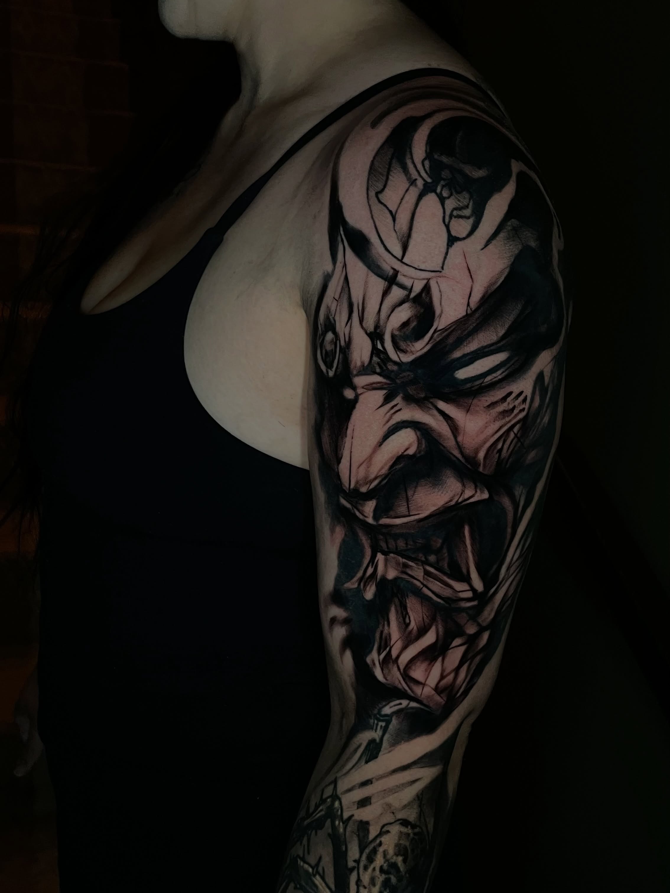 Tattoo by @d.p.r_tattoos — black_and_grey, realism