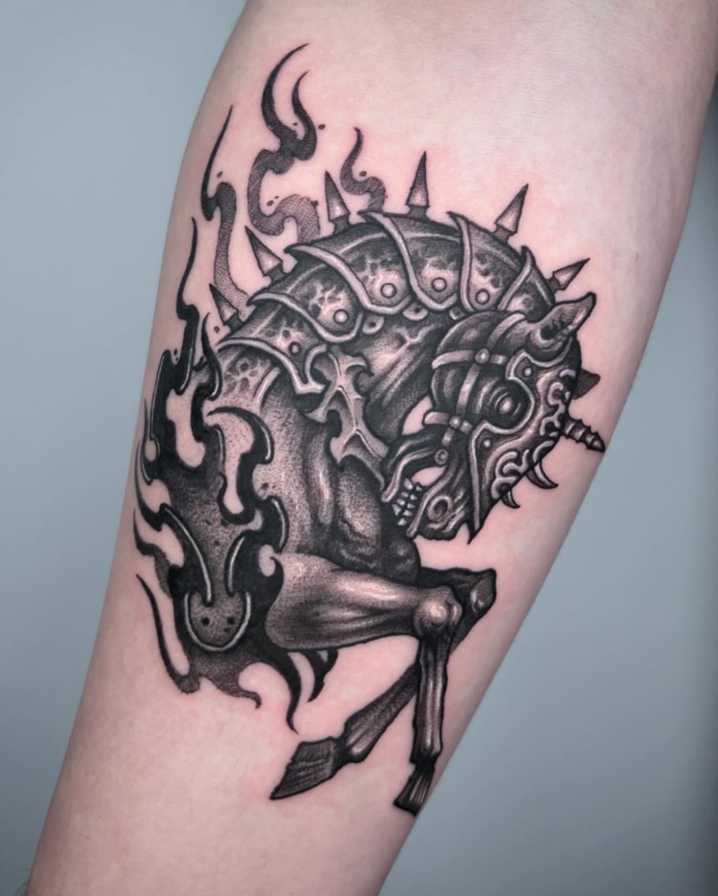 Tattoo by @blaggy__black — black_and_grey