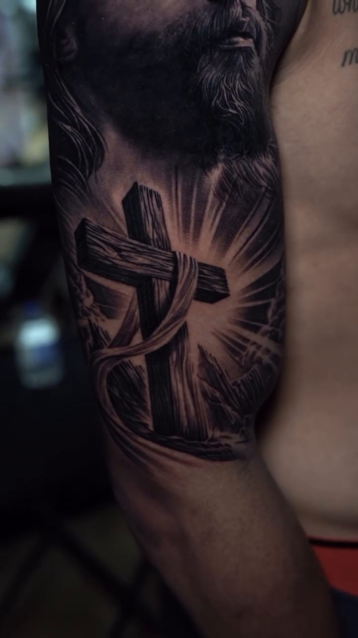 Tattoo work at Knoxville Tattoo Convention