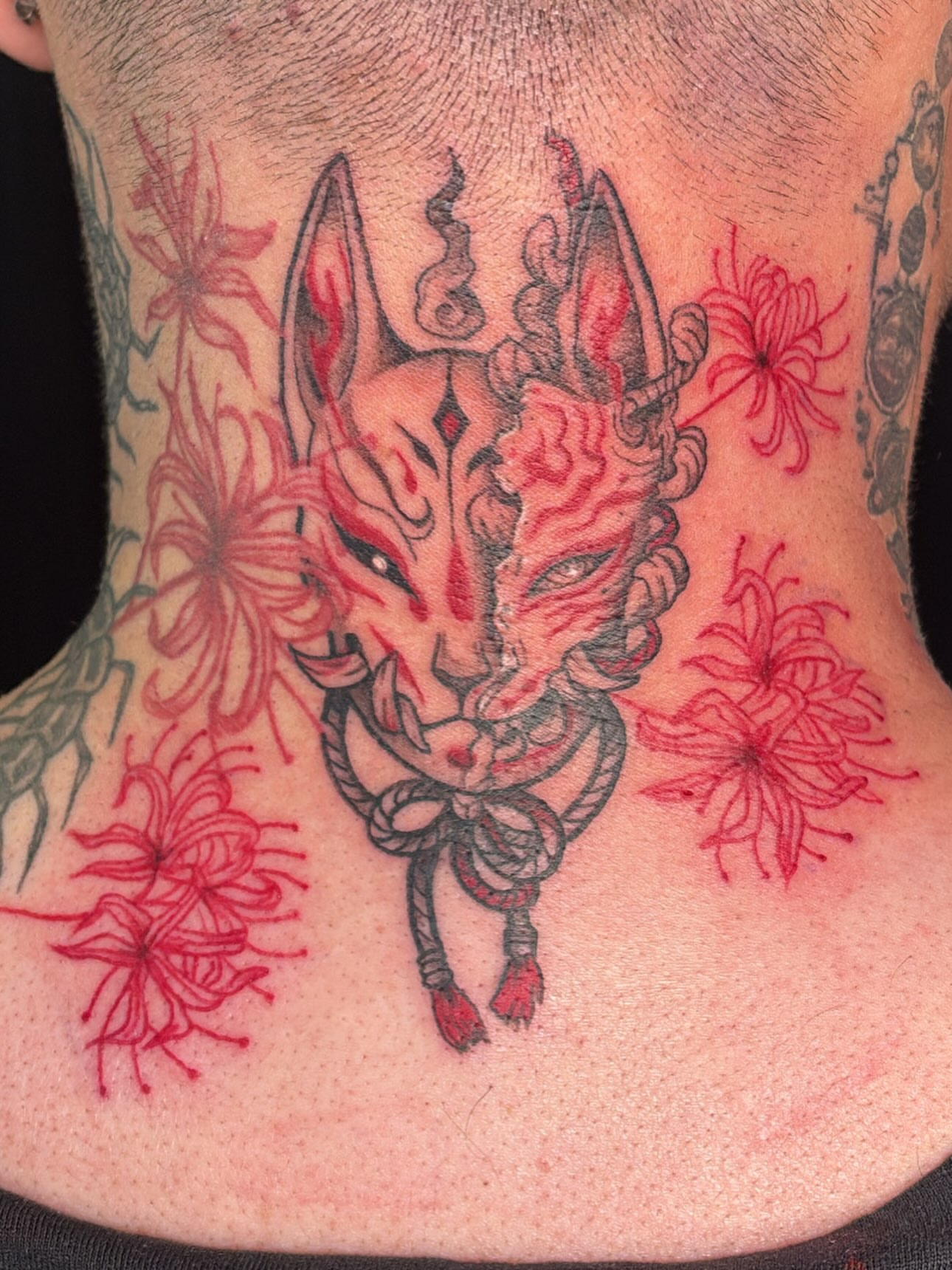 Tattoo by @khriss0301 — geometric, japanese_irezumi