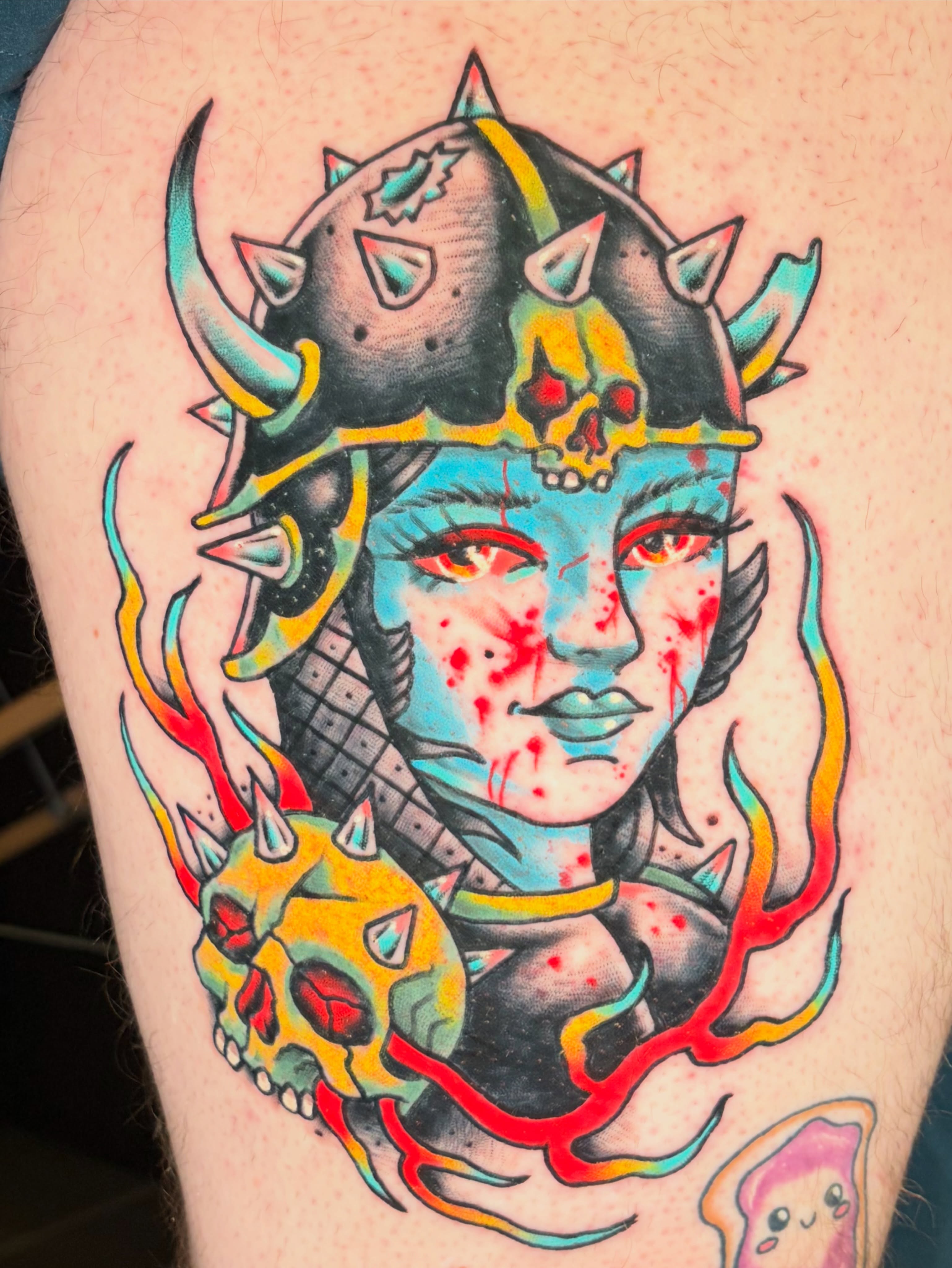 Tattoo by @garrettxjerome — american_traditional, dotwork