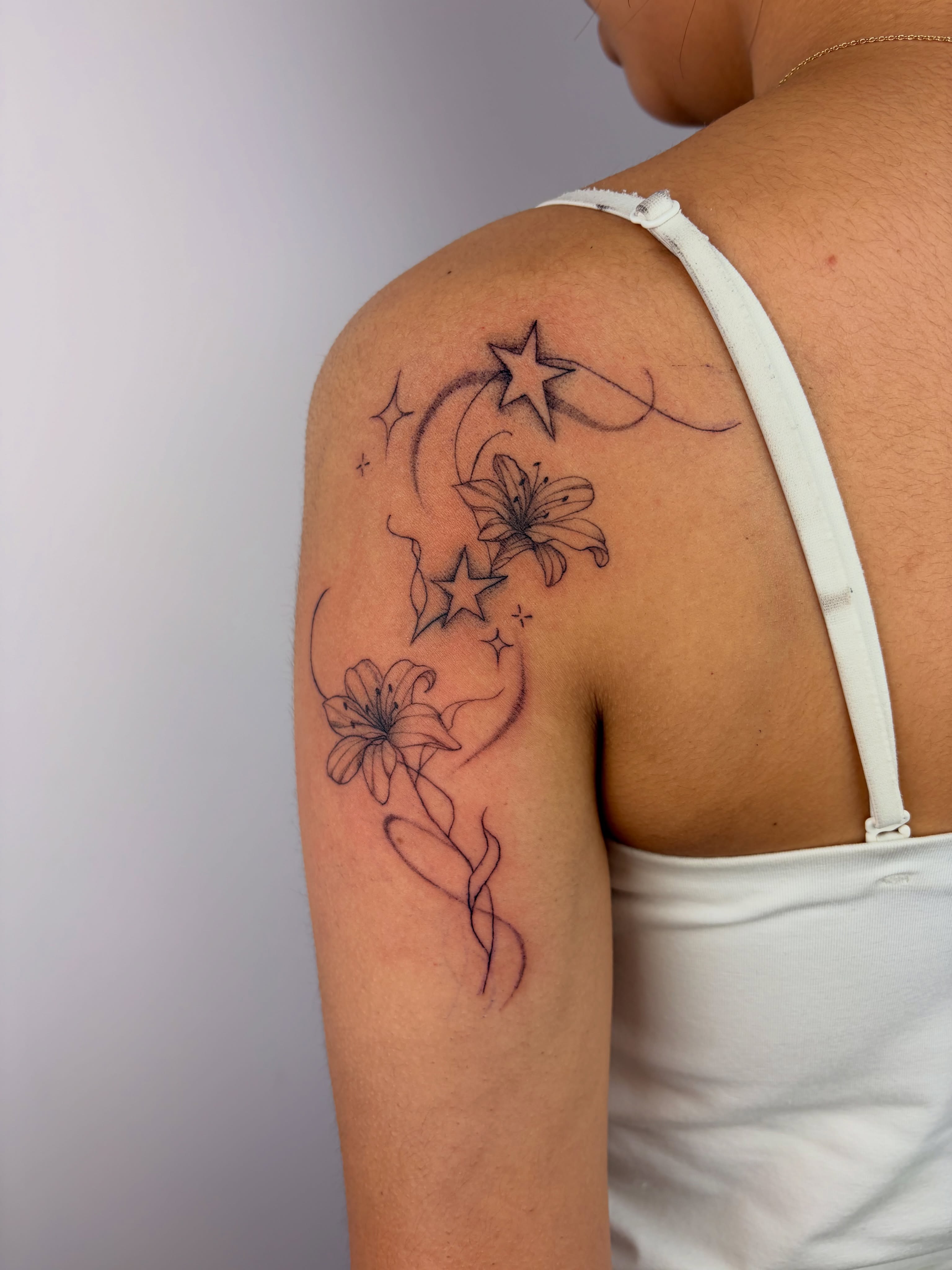 Tattoo by @cam.tats โ black_and_grey