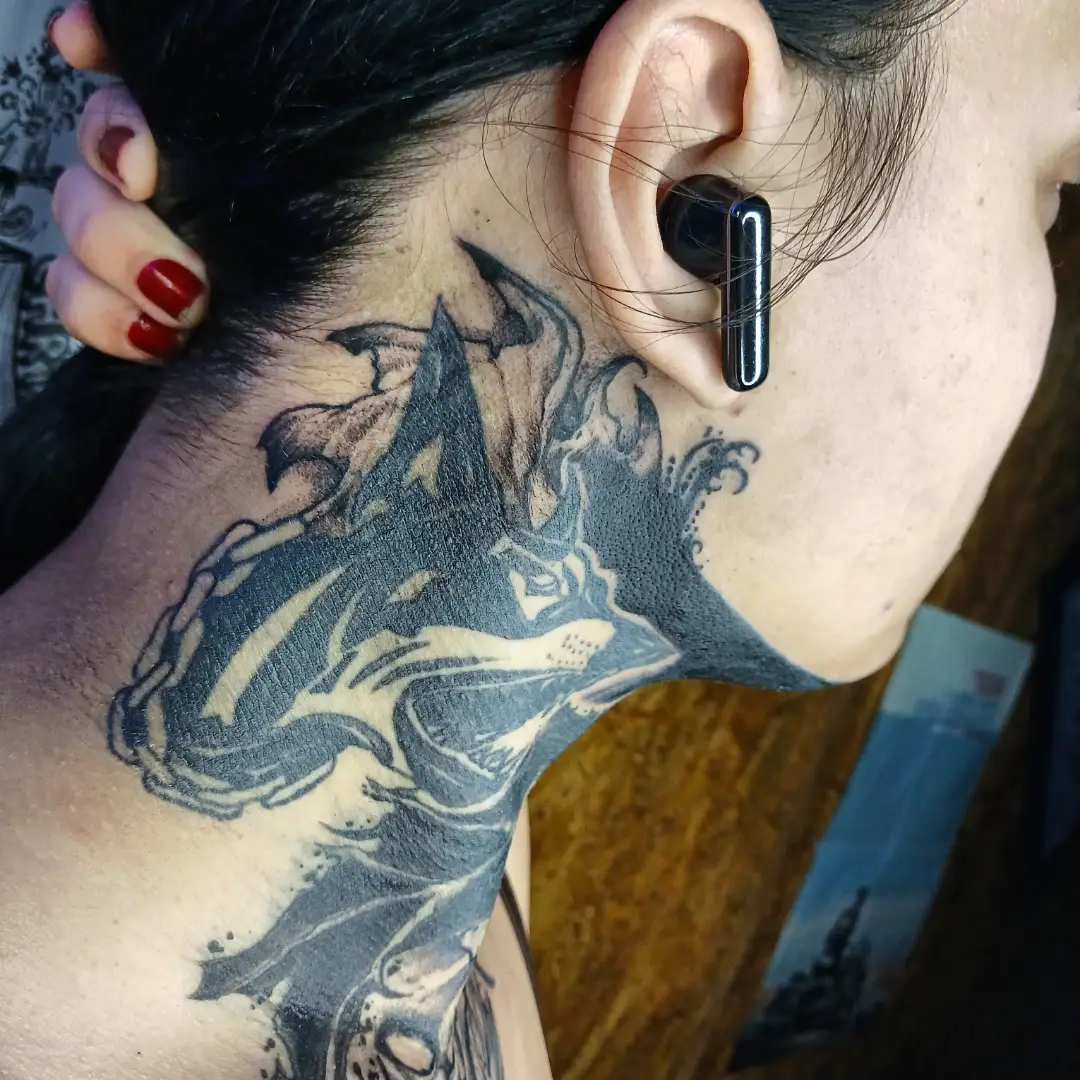 Tattoo by @barragantattoos — black_and_grey