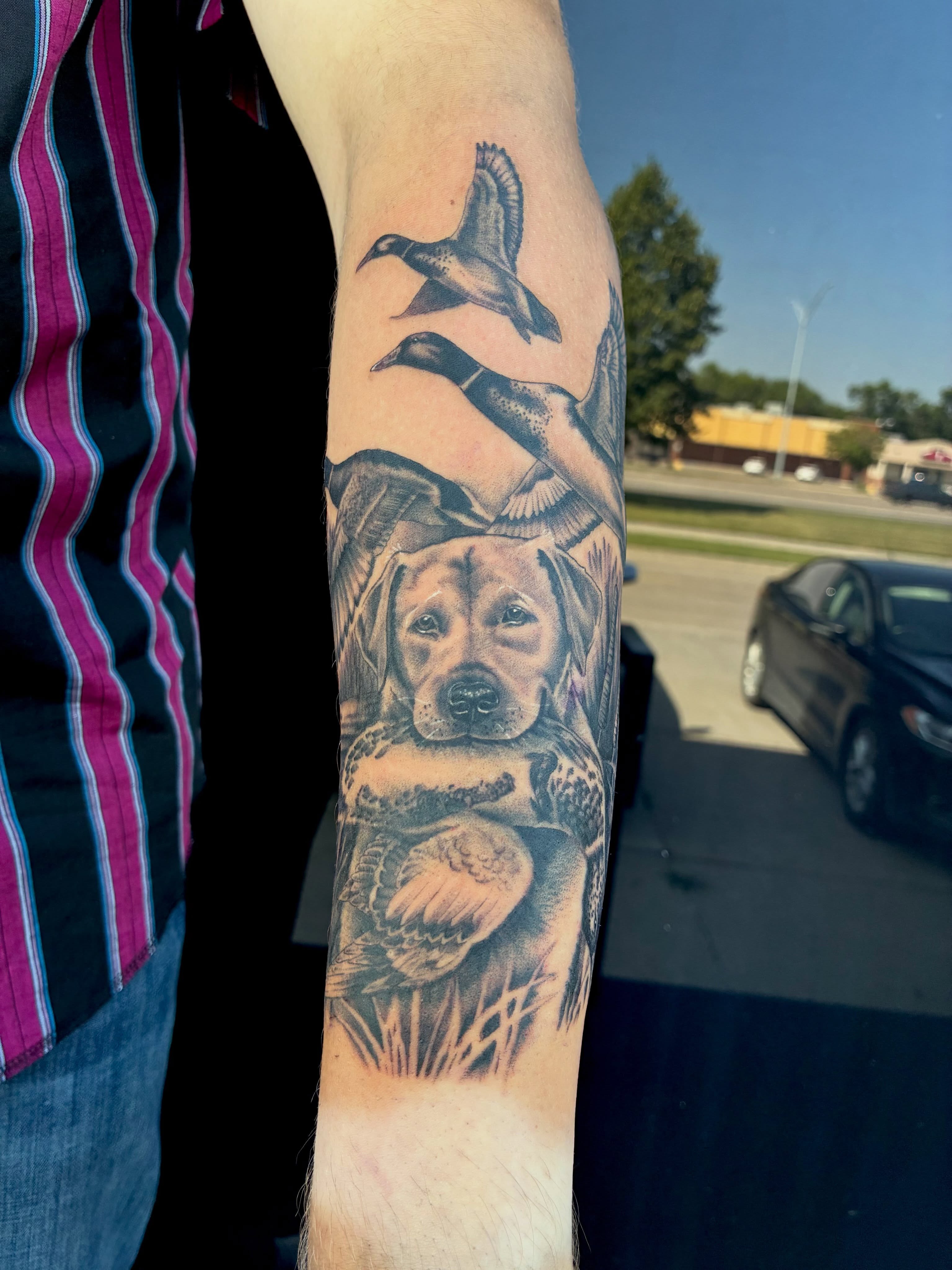 Tattoo by @jakeslayskrakens β realism, black_and_grey