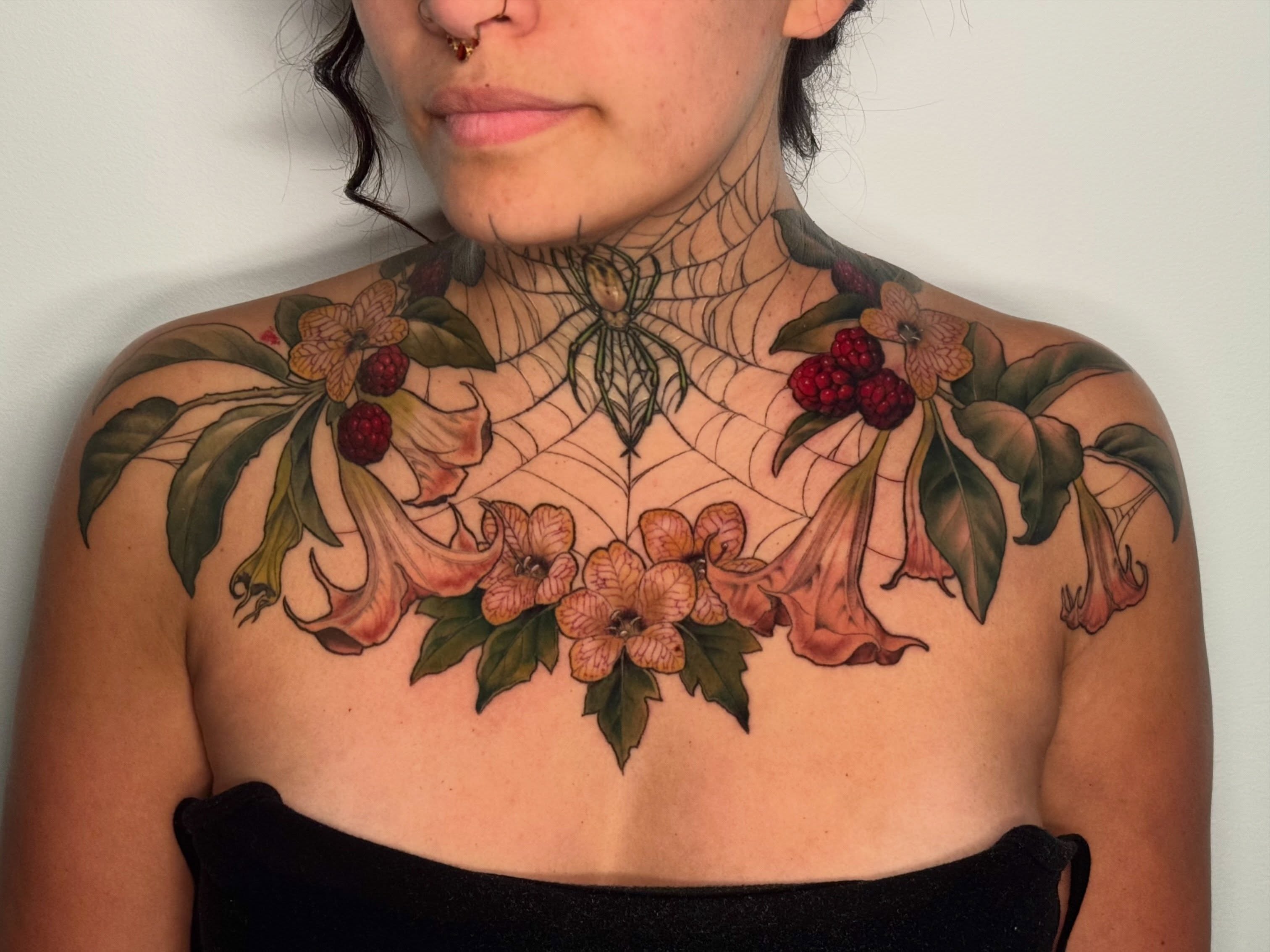 Tattoo by @catherineterlop โ realism, dotwork