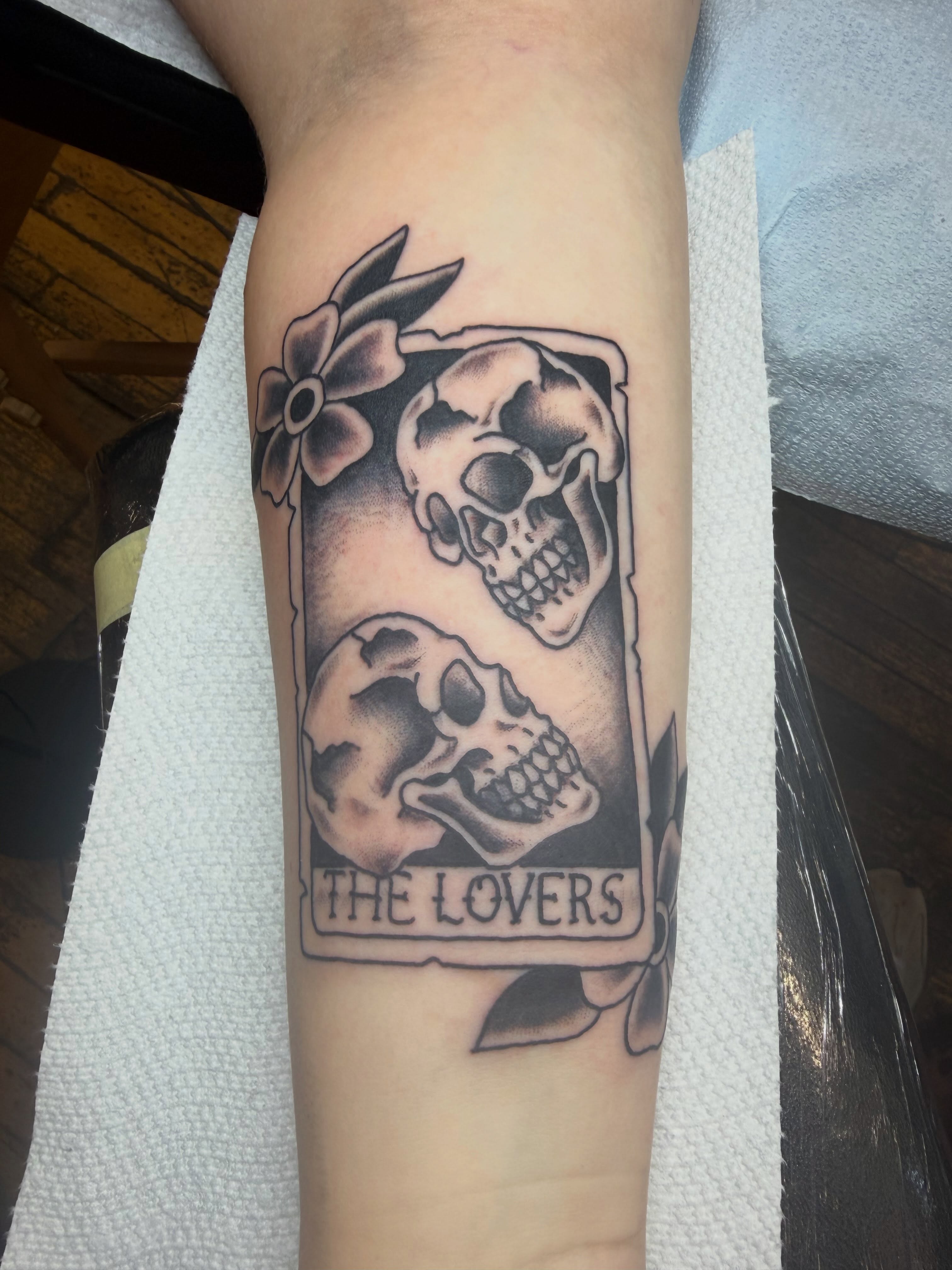 Tattoo by @sethgurdtattoo — black_and_grey