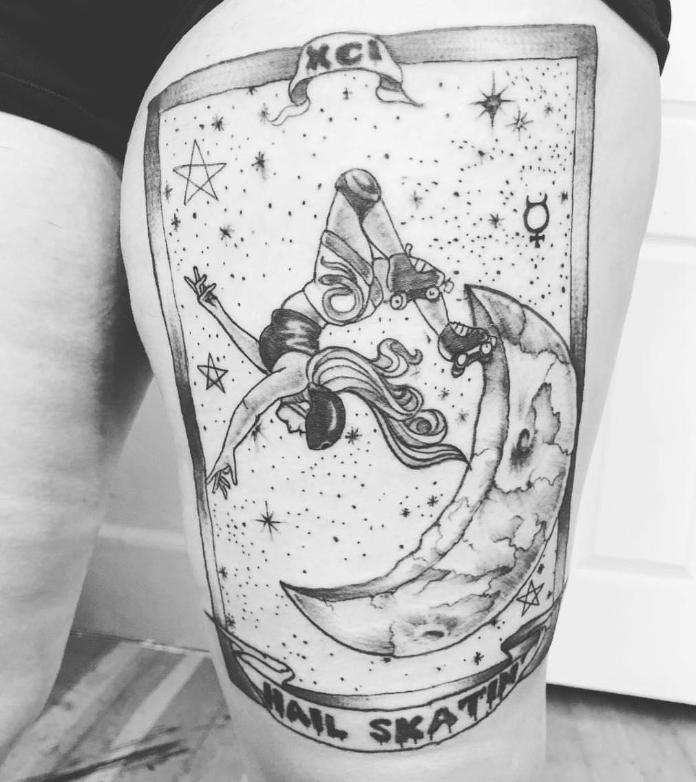 Tattoo by @unicronartworks — black_and_grey, illustrative