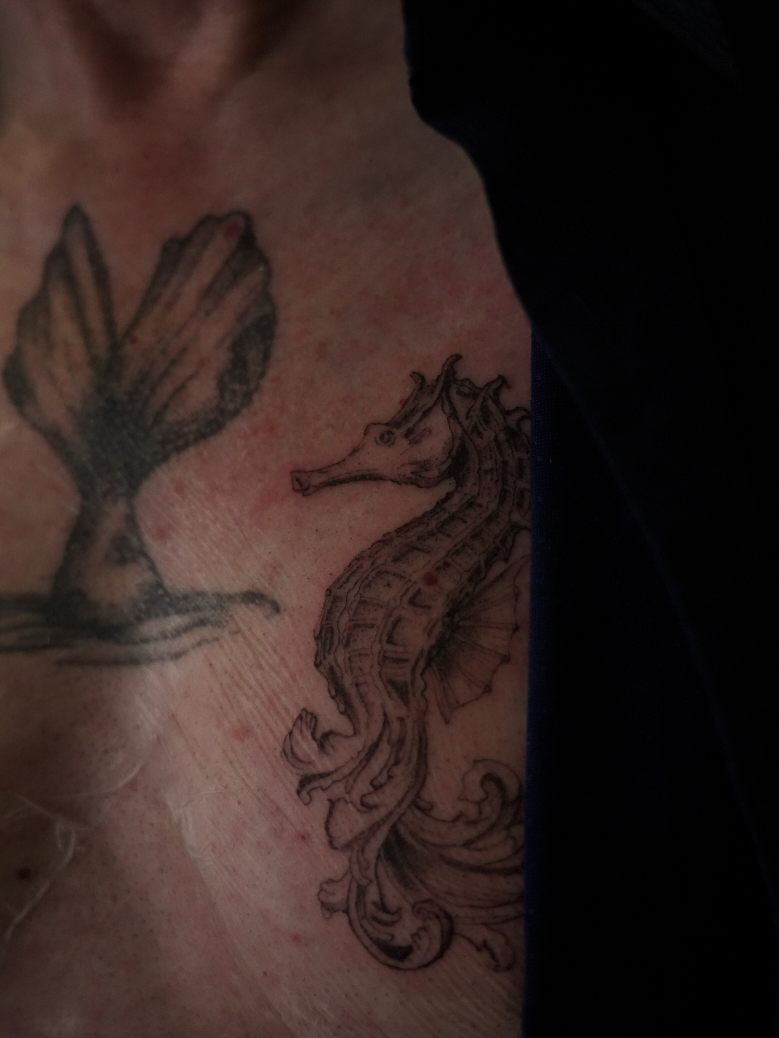 Tattoo by @tomtranchina โ black_and_grey