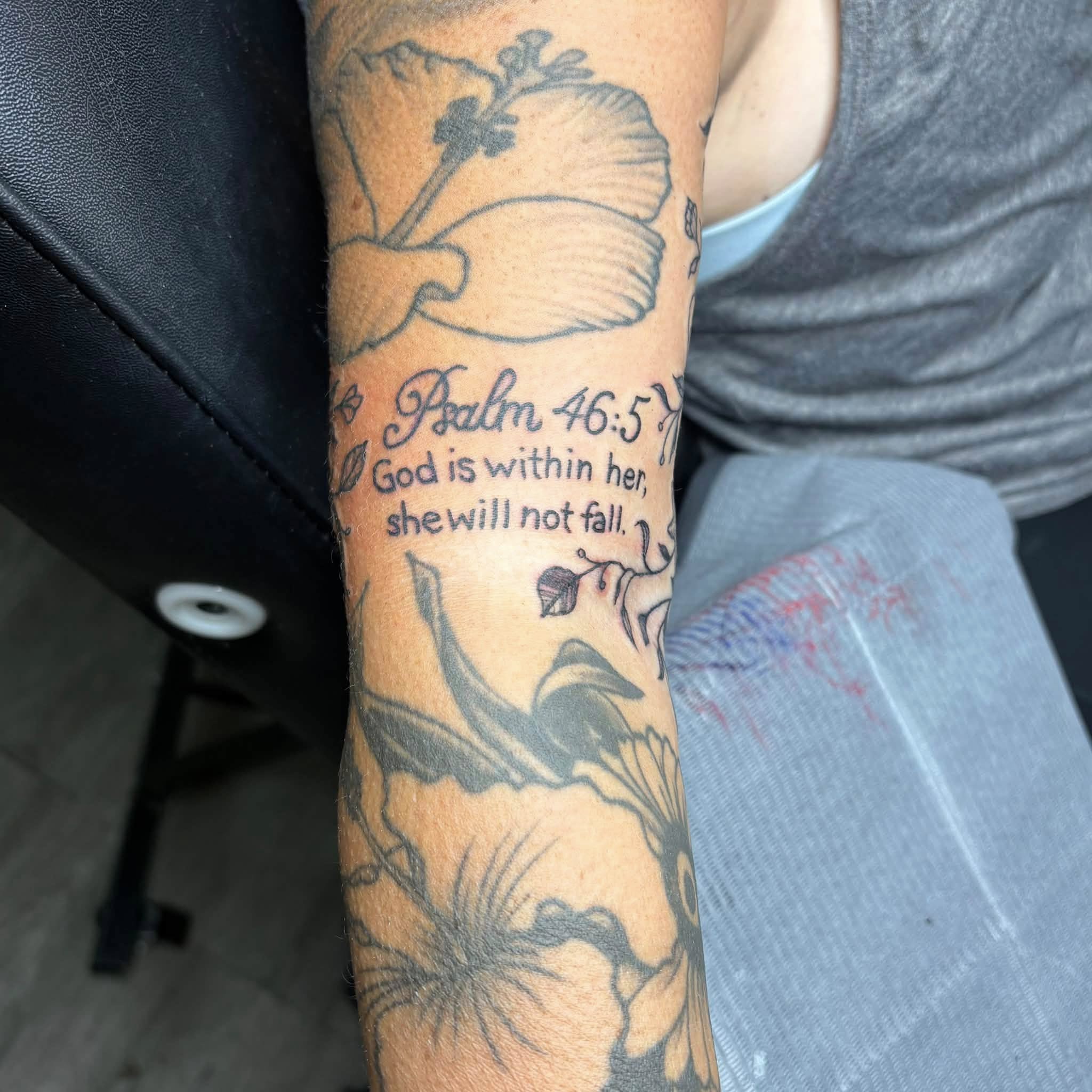 Tattoo by @danidemoart — black_and_grey