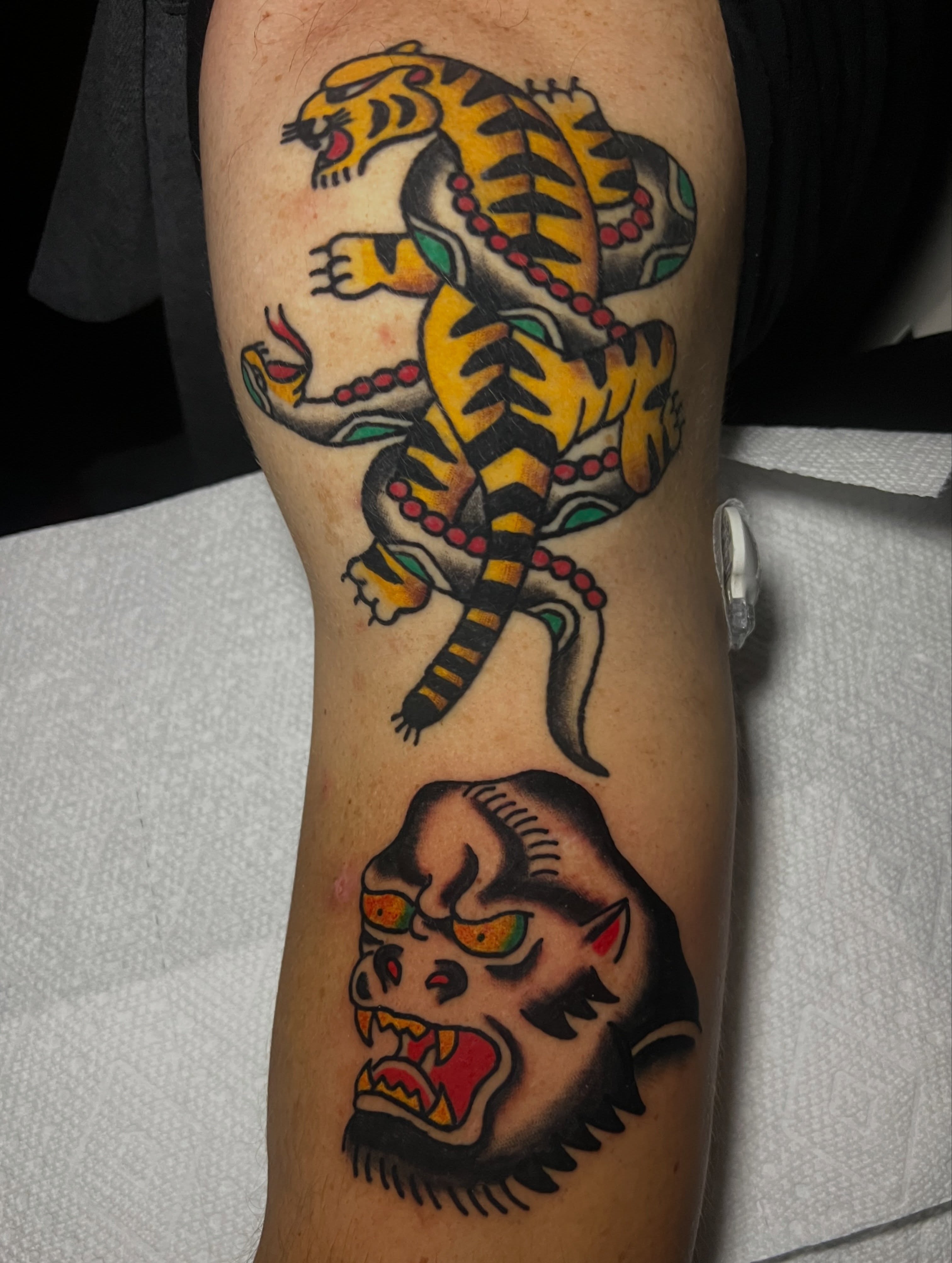 Tattoo by @mattlasses — american_traditional, neo_traditional