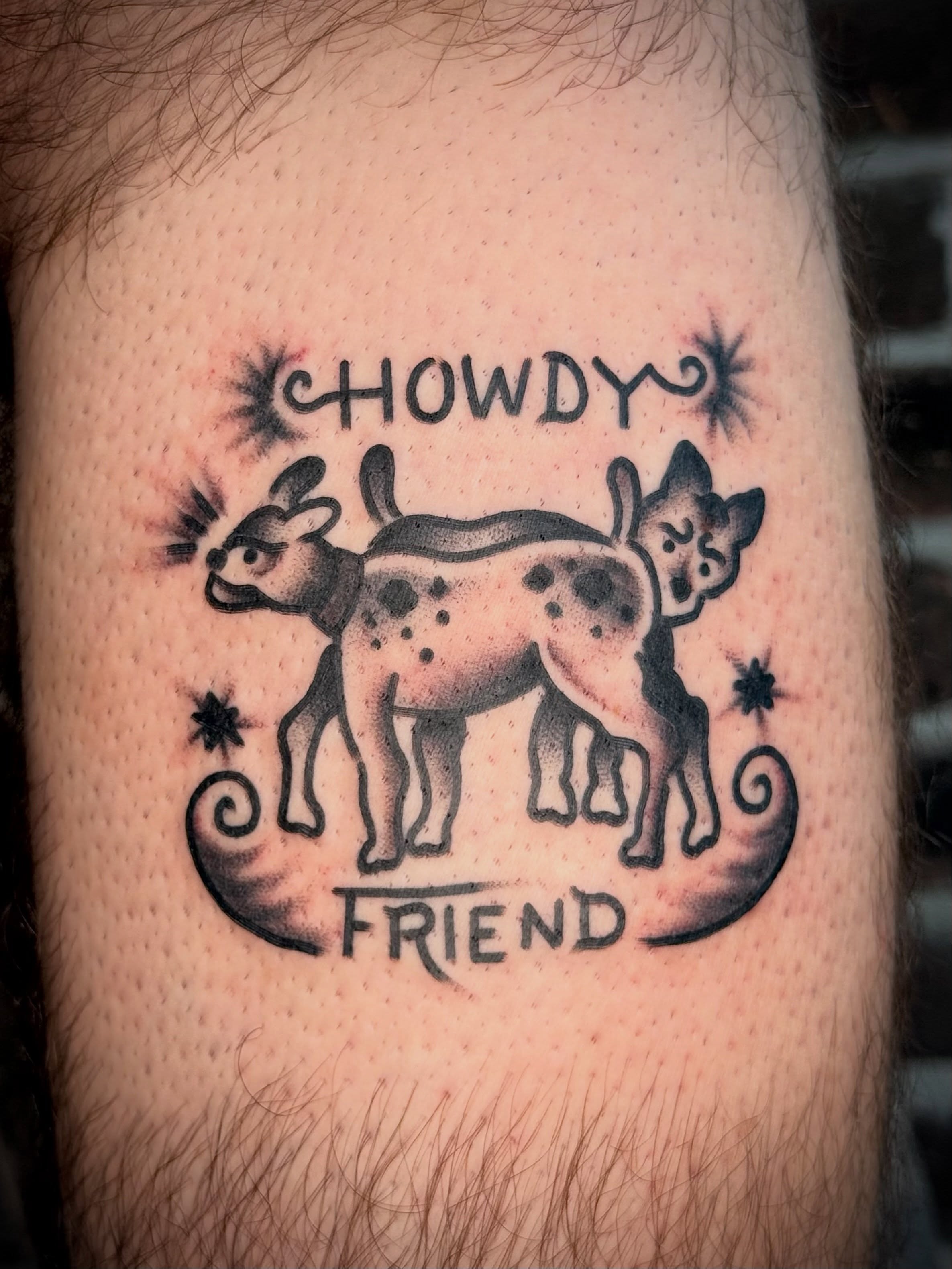 Tattoo by @tats.a.million — dotwork