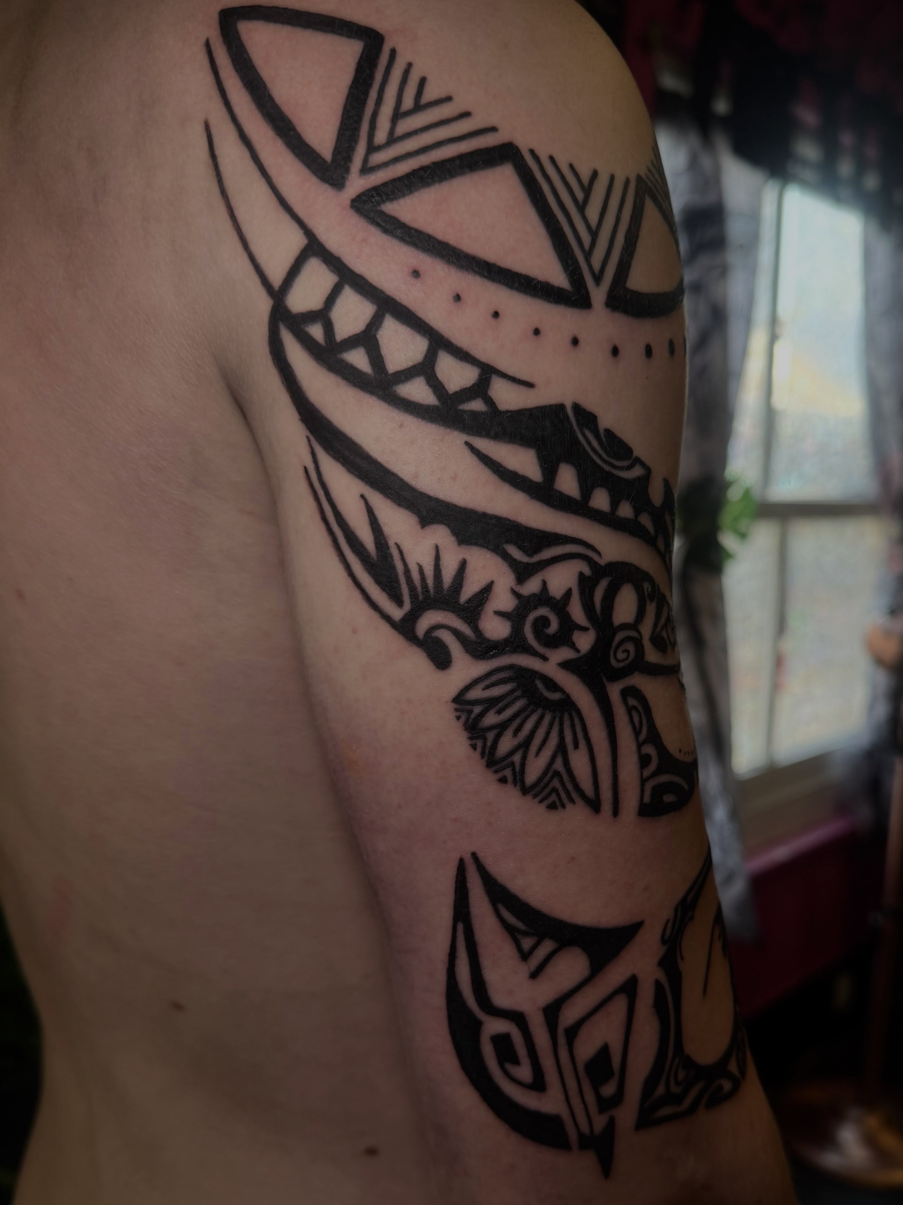 Tattoo by @fkry_tattoo — tribal