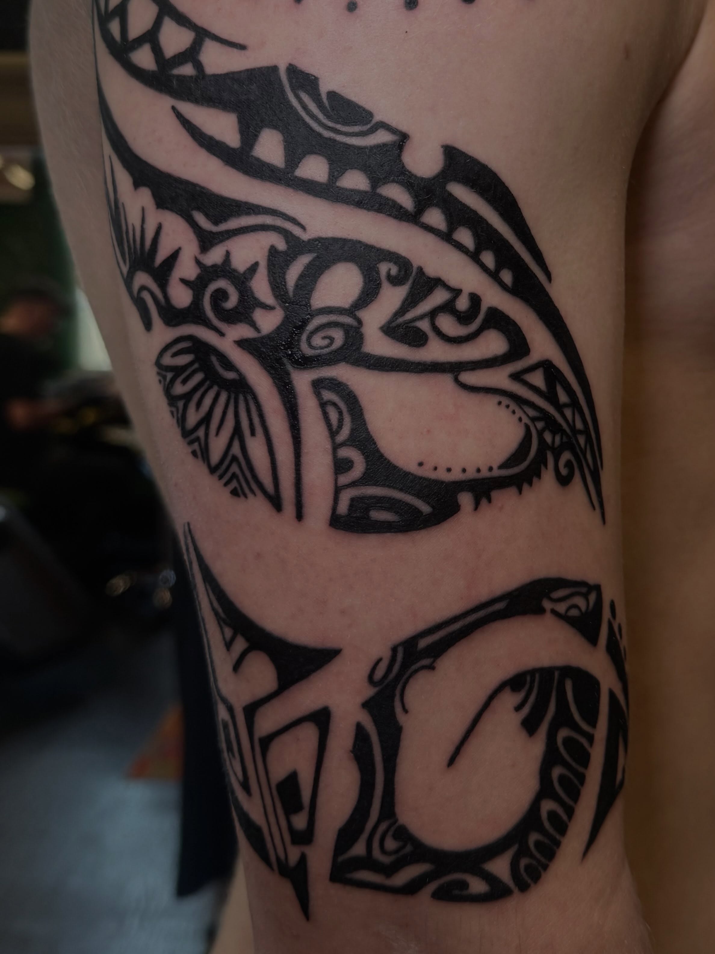 Tattoo by @fkry_tattoo — tribal