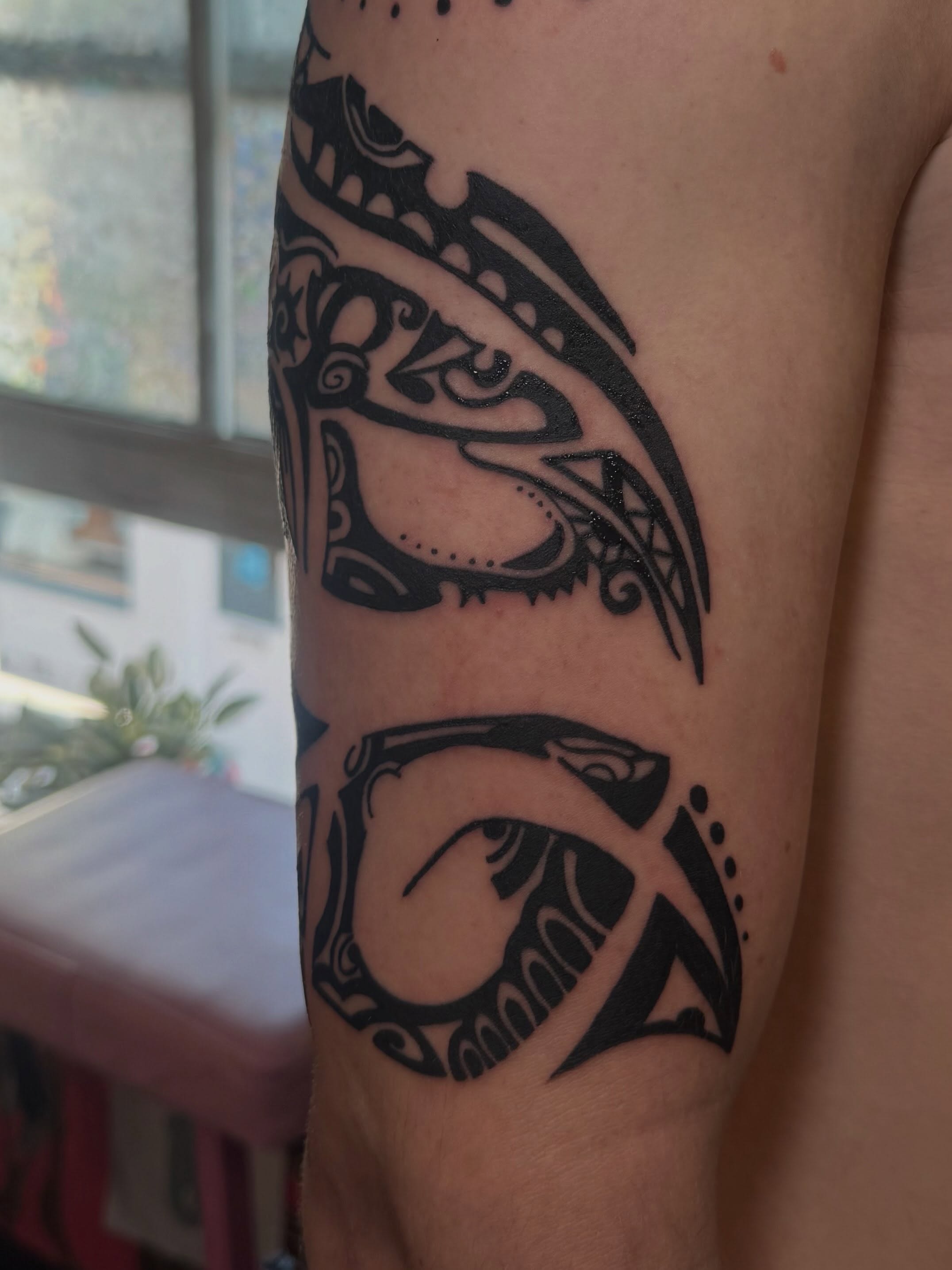 Tattoo by @fkry_tattoo — tribal