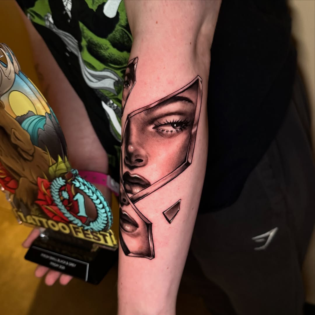 Tattoo by @sick_brat — geometric
