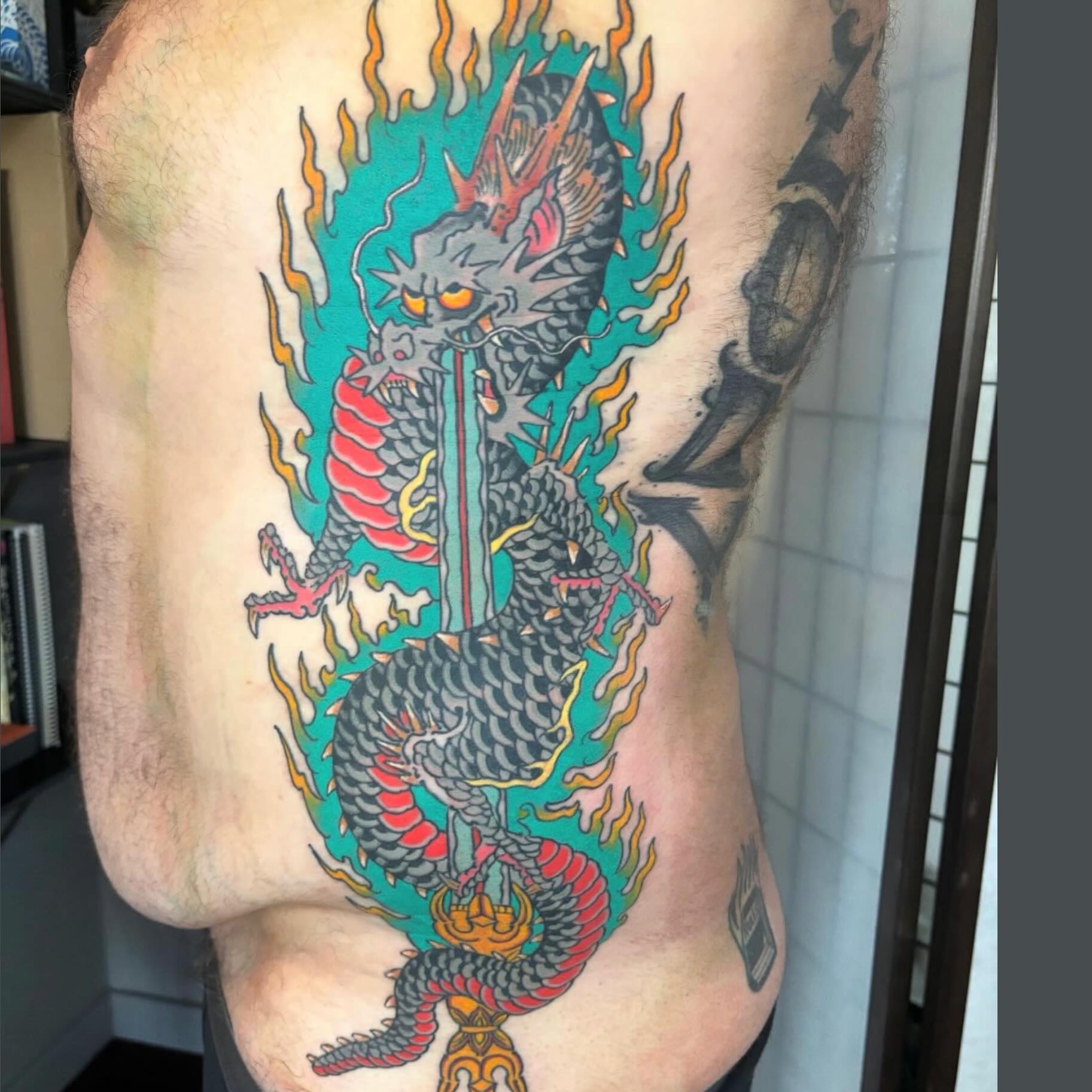 Tattoo by @ajoynerart — japanese_irezumi