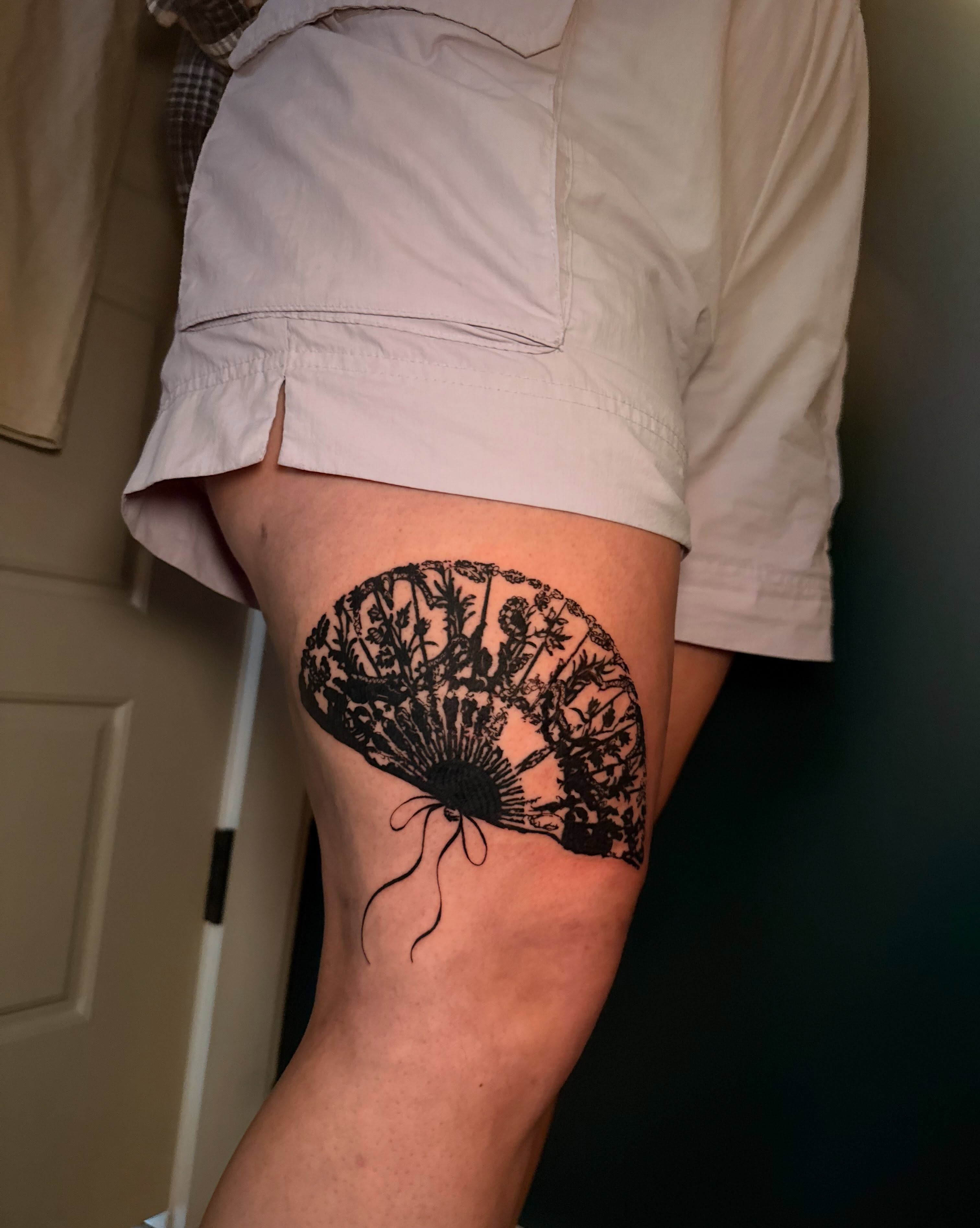 Tattoo by @juniperinkk — black_and_grey