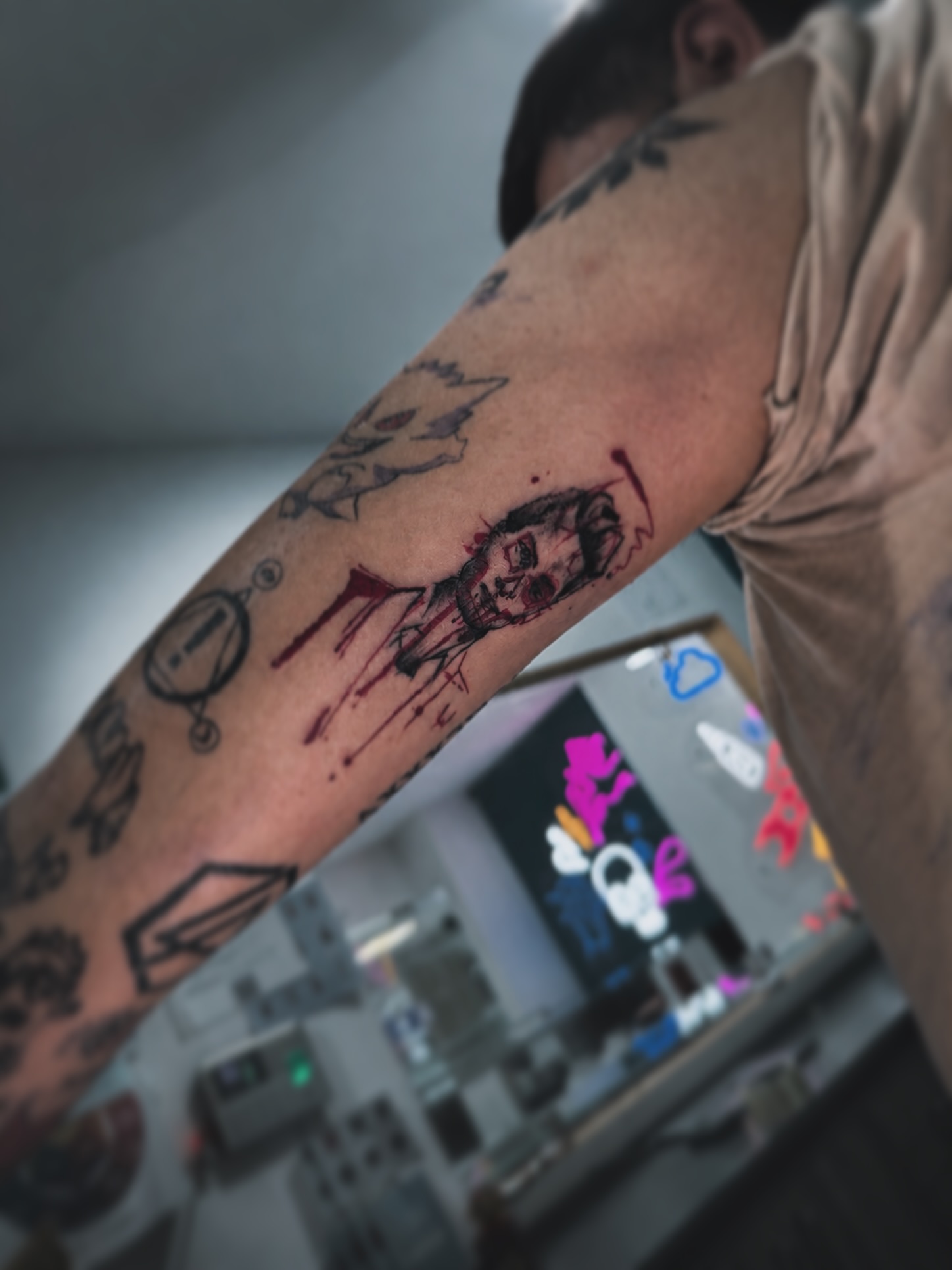 Tattoo by @terrordimensional — dark_realism