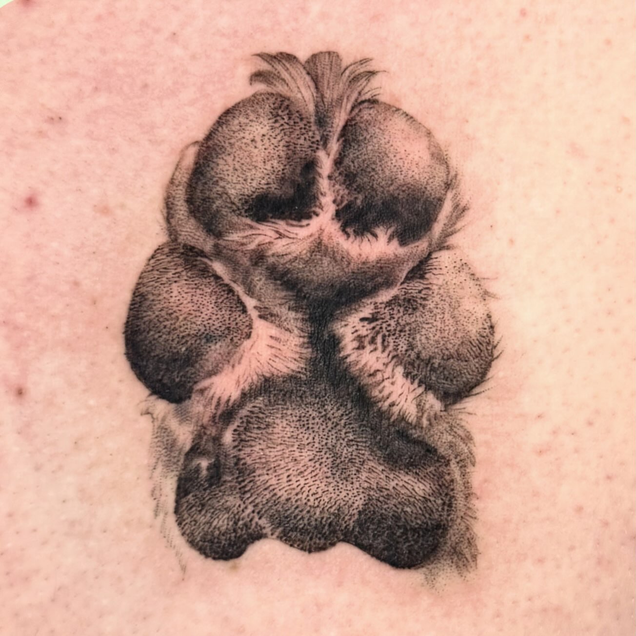 Tattoo by @kerostene — dotwork