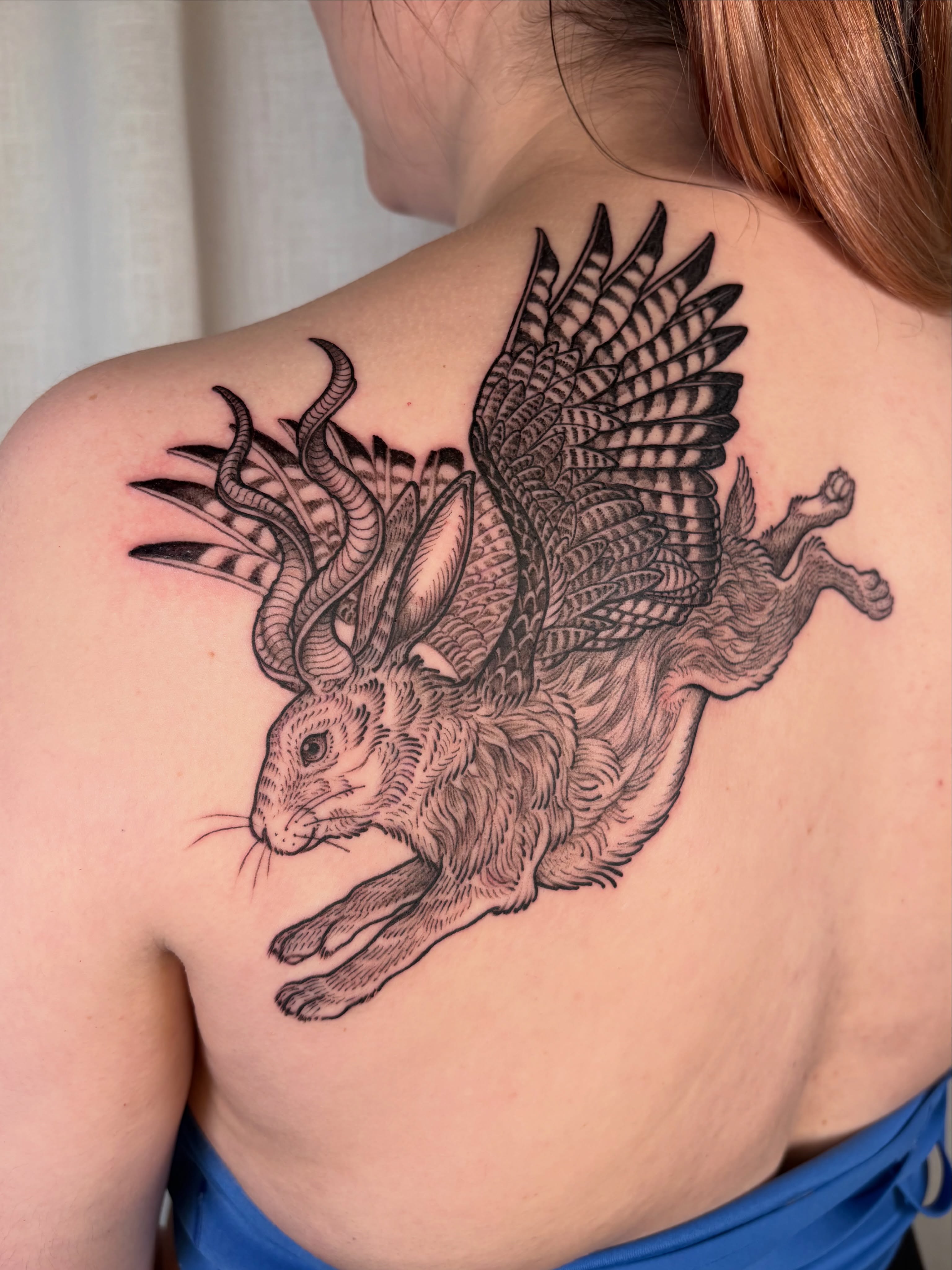 Tattoo by @maggiechotattoo — black_and_grey, realism