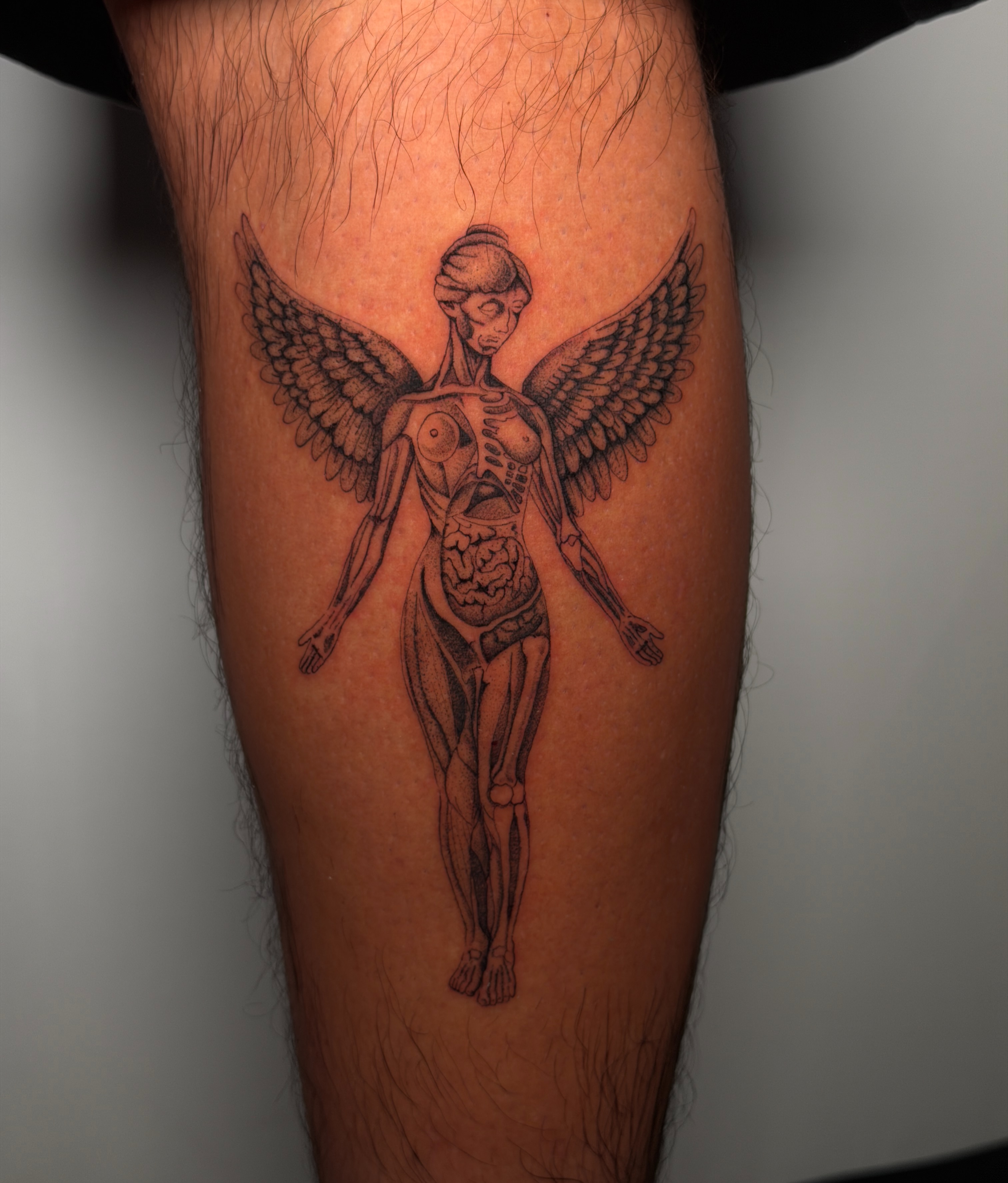 Tattoo by @inkbypiero — black_and_grey, realism