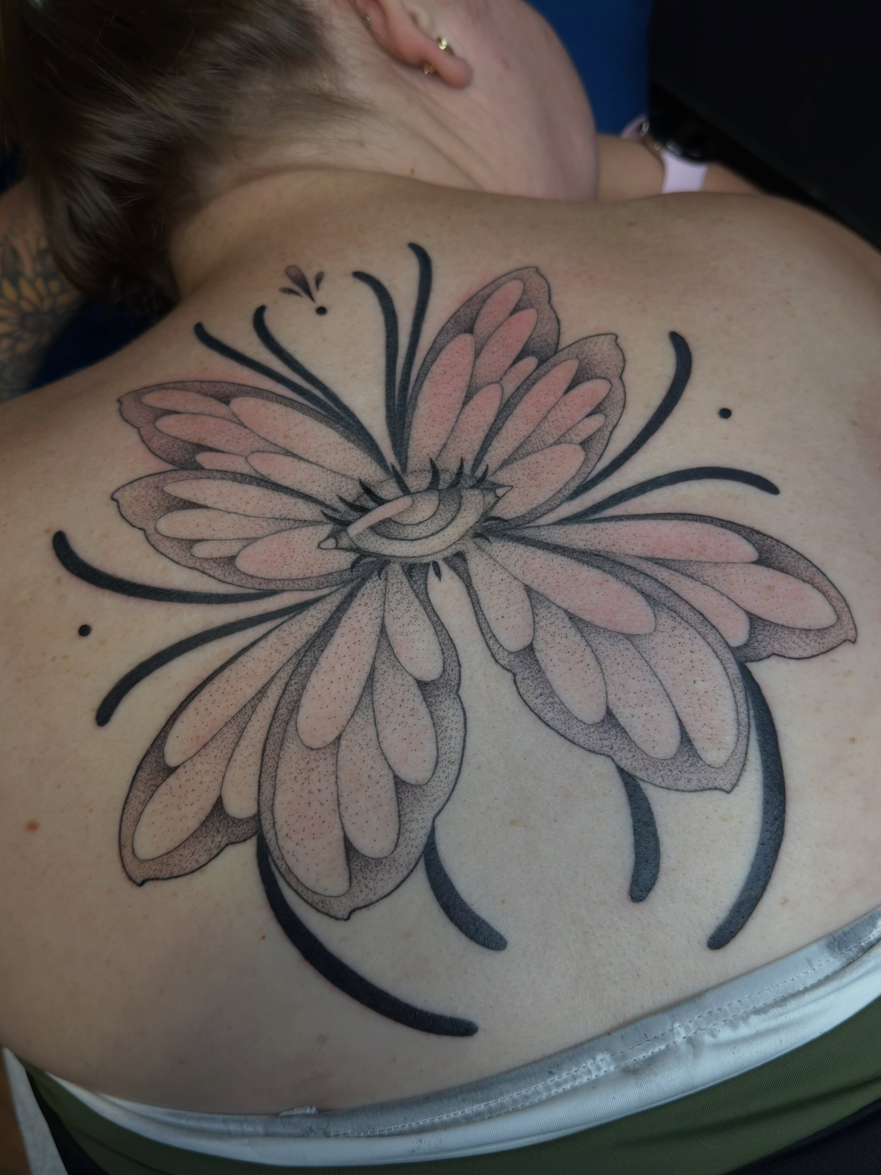 Tattoo by @tiffany.btattoos — dotwork