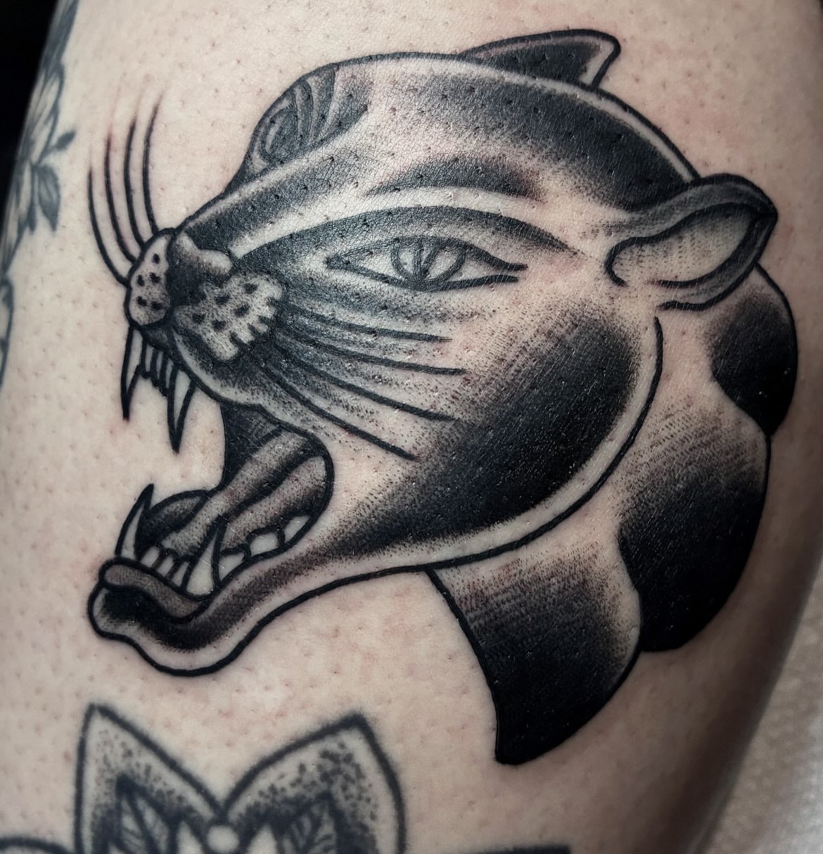 Tattoo by @snakedaggerose — american_traditional