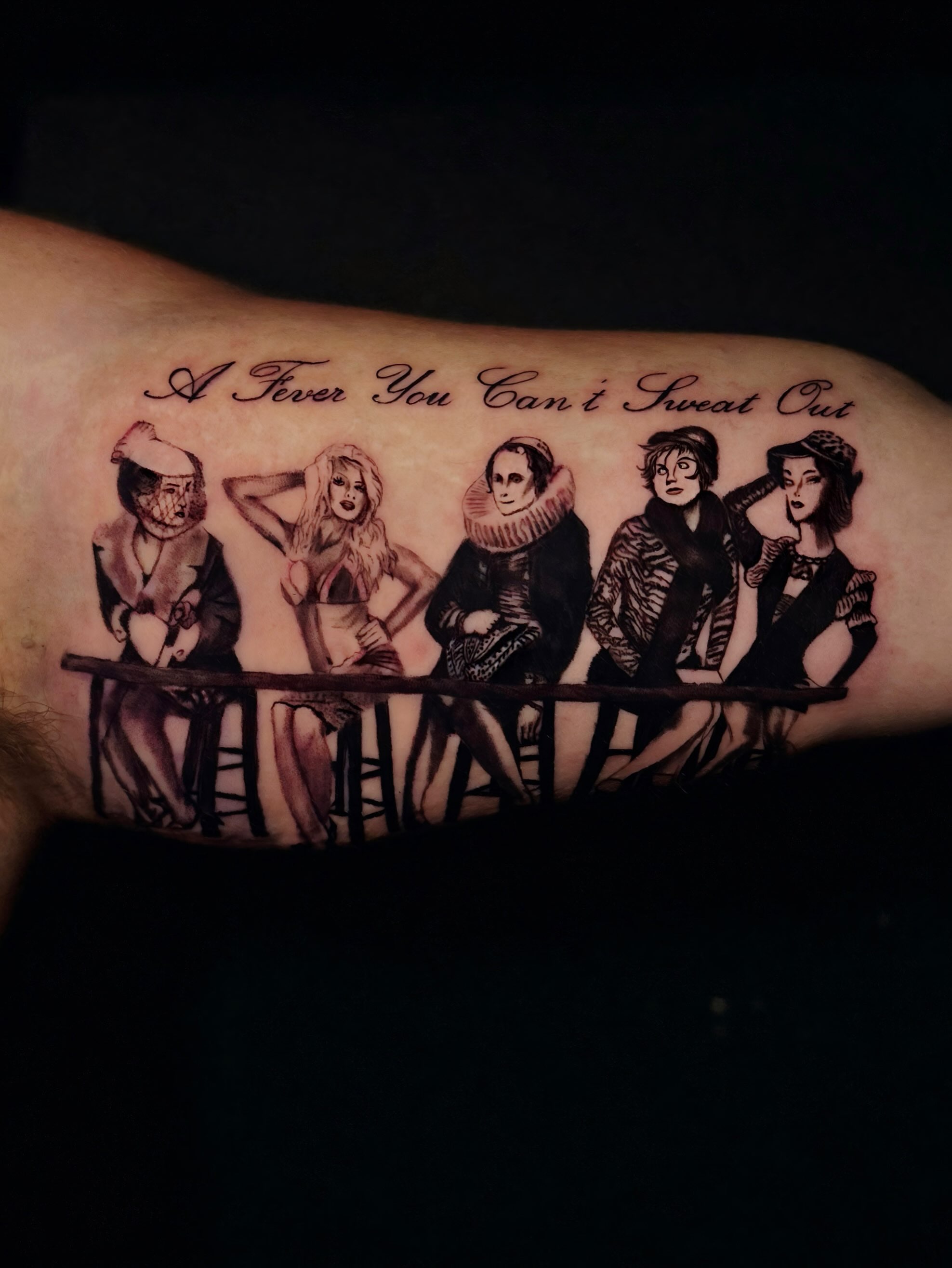 Tattoo by @needlenikki — black_and_grey