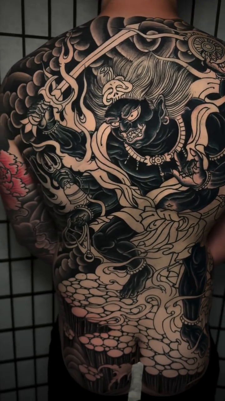 Dragon and warrior japanese irezumi tattoo by 𝙉𝙄𝘾𝙆 𝘾𝘼𝙍𝙐𝙎𝙊, New York, New York