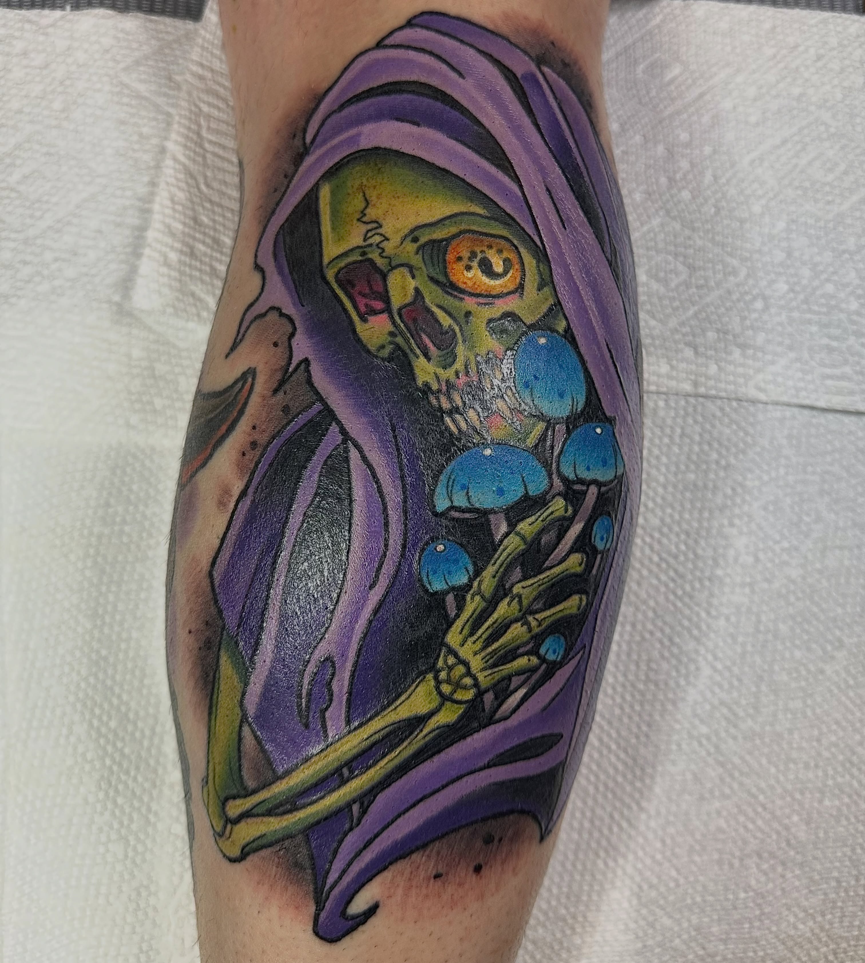 Tattoo by @tattoosbyedknowles — dark_realism, dotwork