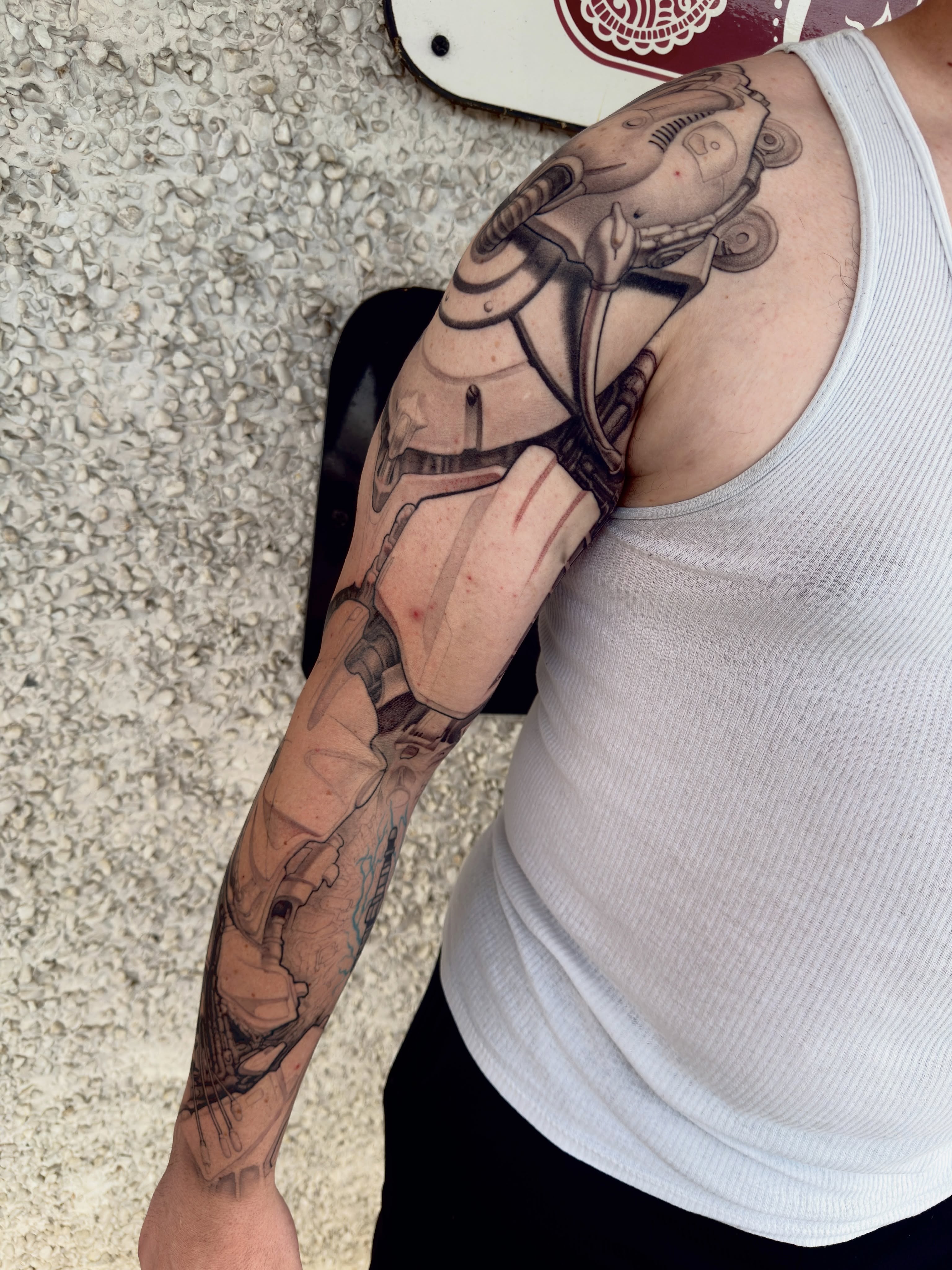 Tattoo by @jakekirkdoesthemtattoos — black_and_grey